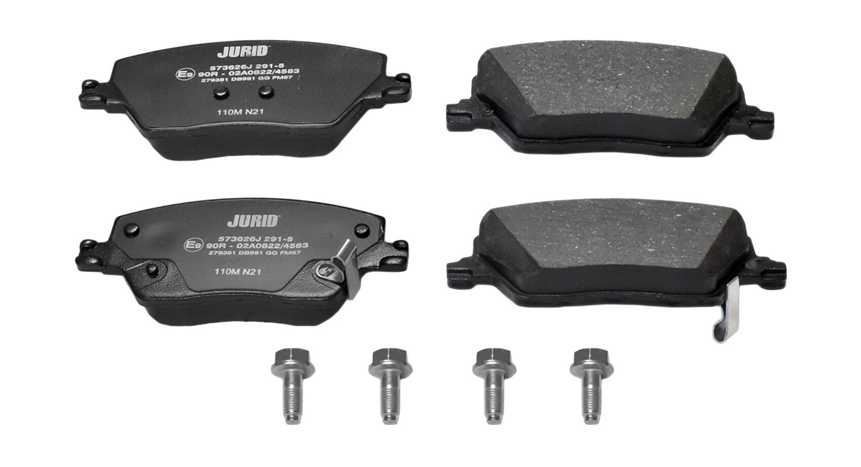 JURID Bremseklodser 573626j for FIAT