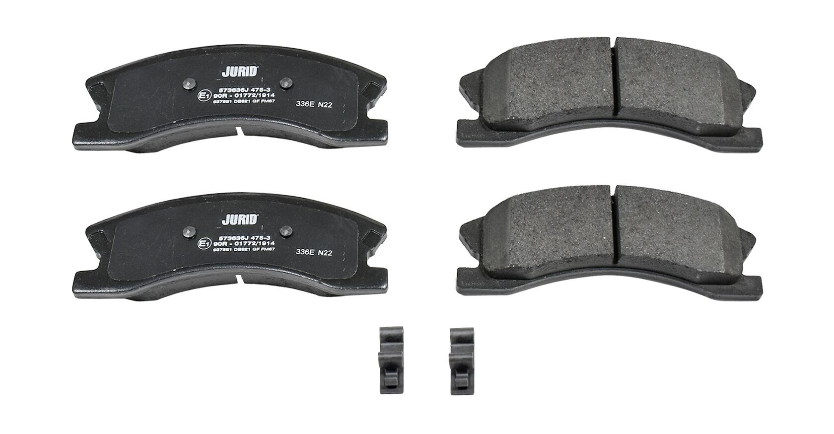 JURID Bremseklodser 573636j for JEEP