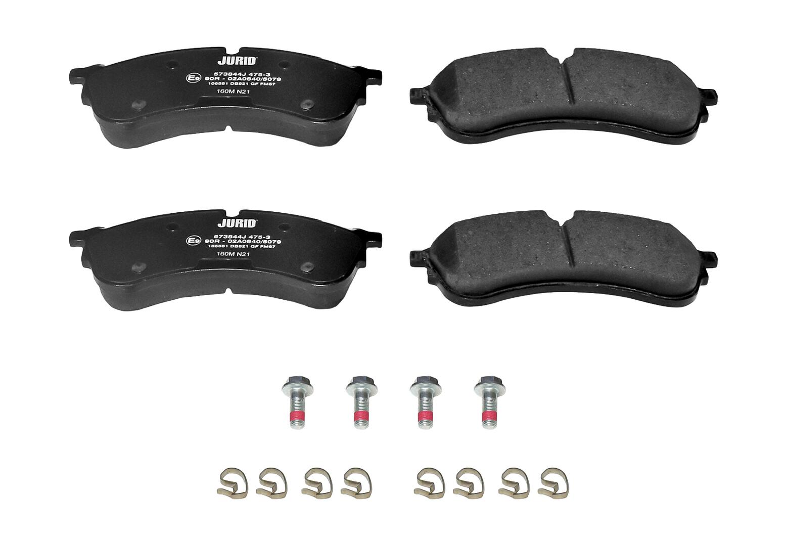 JURID Bremseklodser 573844j for VW