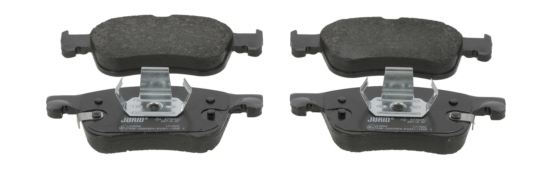 JURID Bremseklodser 573834j for FORD