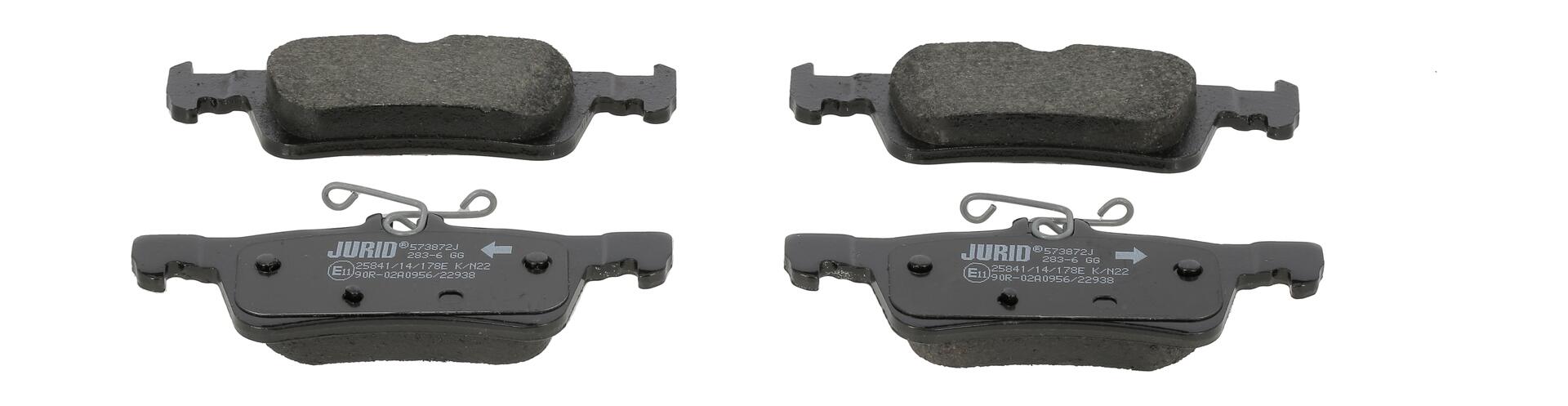 JURID Bremseklodser 573872j for FORD