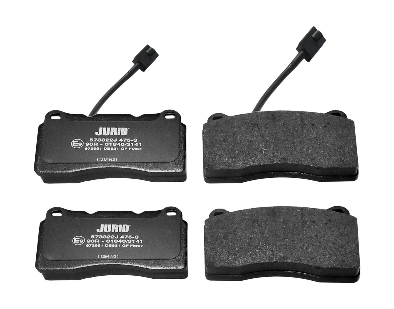 JURID Bremseklodser 573322j for ALFA ROMEO FIAT