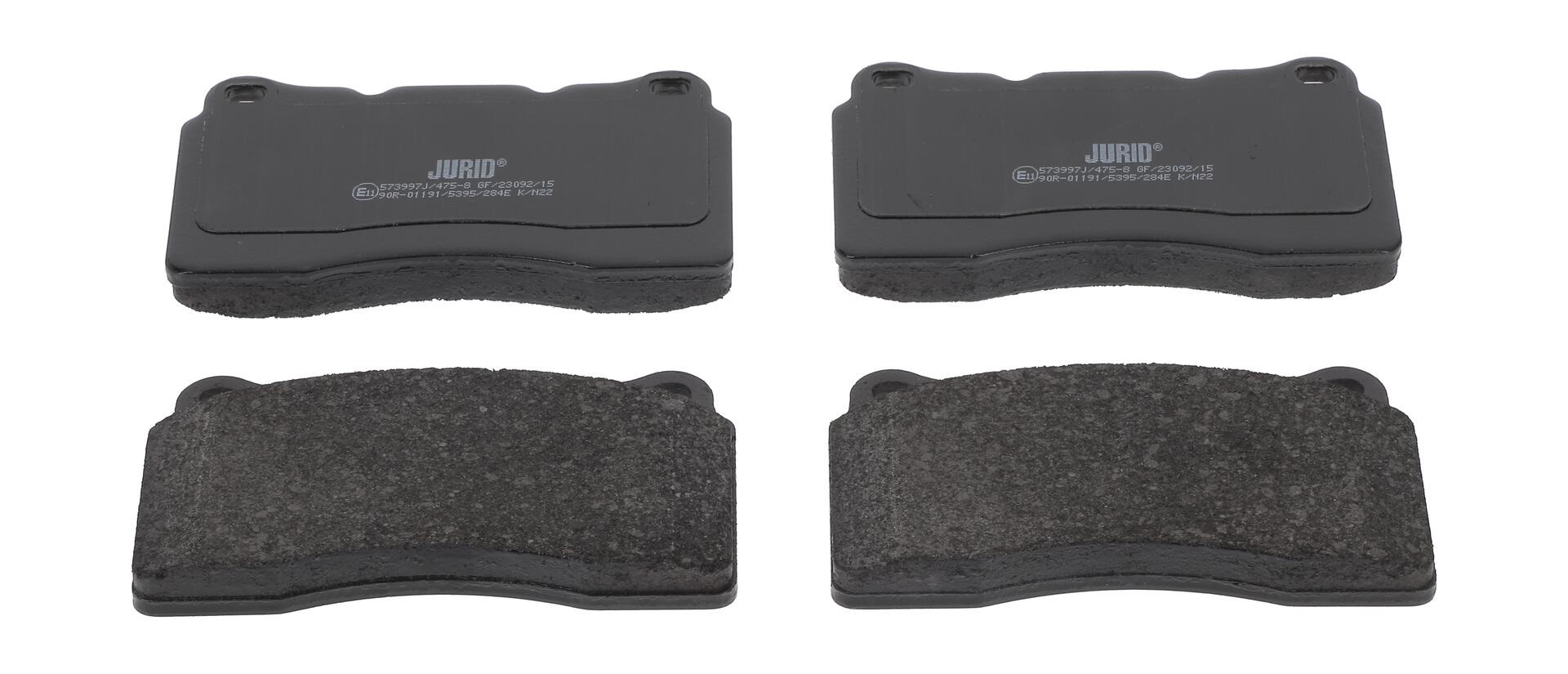 JURID Bremseklodser 573997j for RENAULT