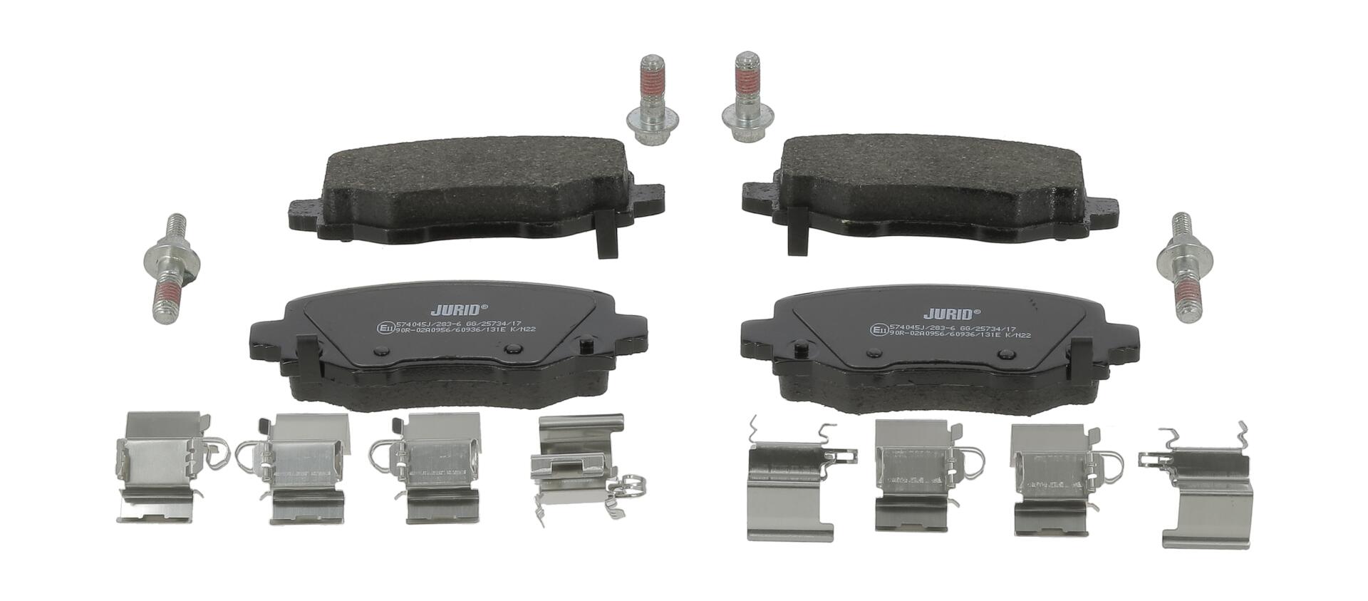 JURID Bremseklodser 574045j for JEEP