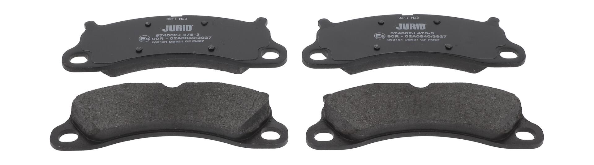 JURID Bremseklodser 574002j for PORSCHE