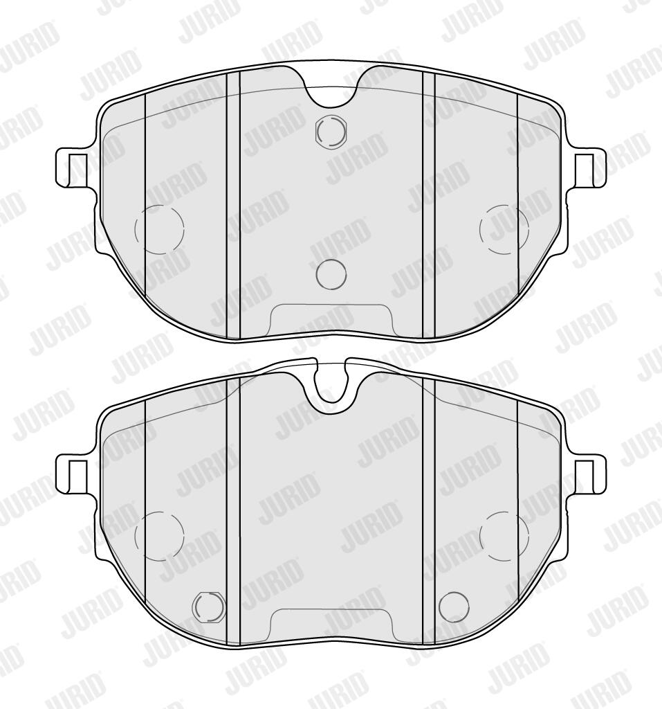 JURID Bremseklodser 574085j for VW