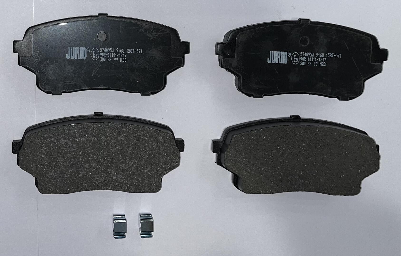 JURID Bremseklodser 574095j for SUBARU SUZUKI