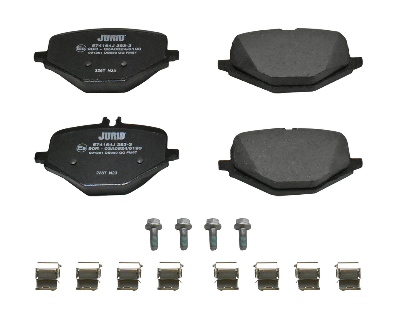 JURID Bremseklodser 574164j for MERCEDES-BENZ