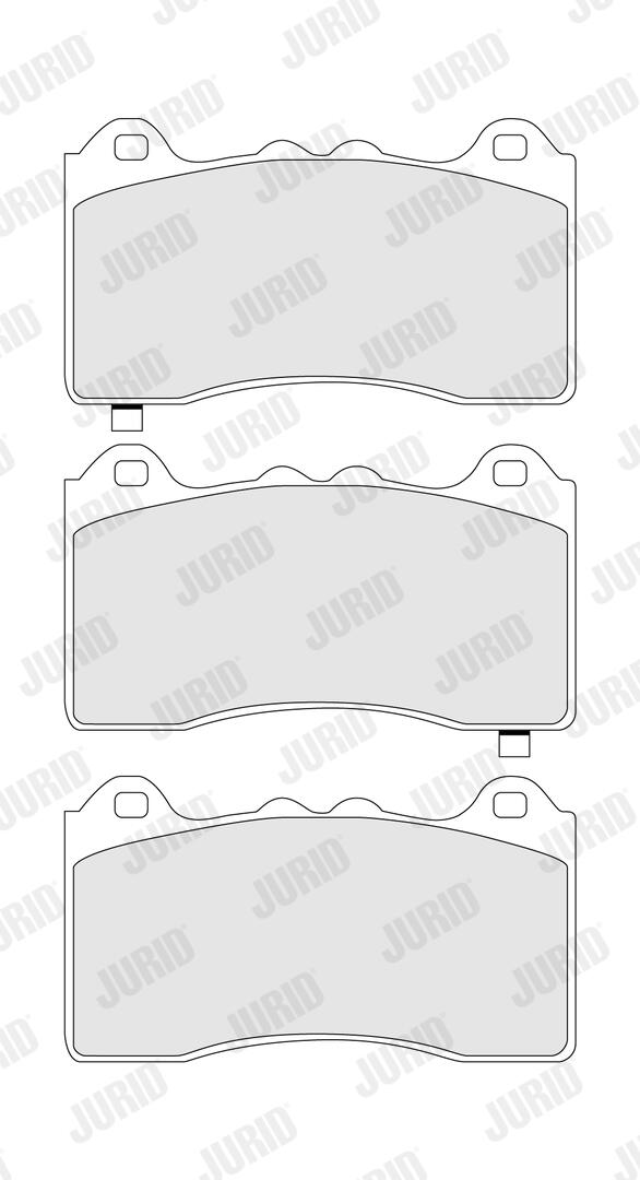 JURID Bremseklodser 574229j for FORD FORD USA