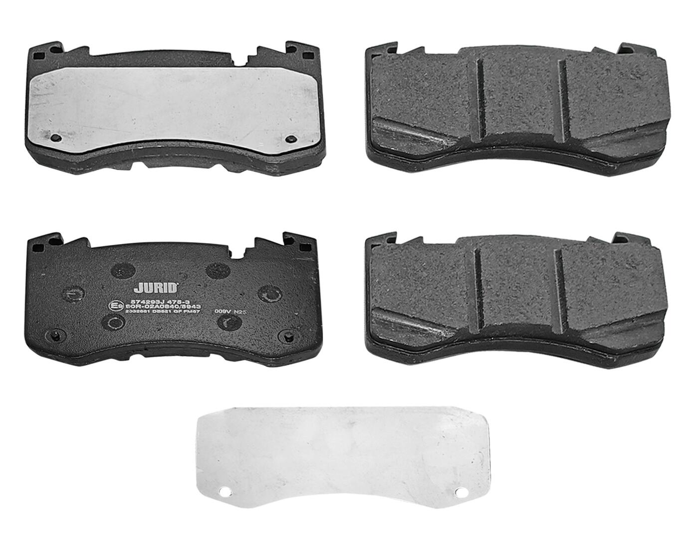 JURID Bremseklodser 574293j for LAND ROVER