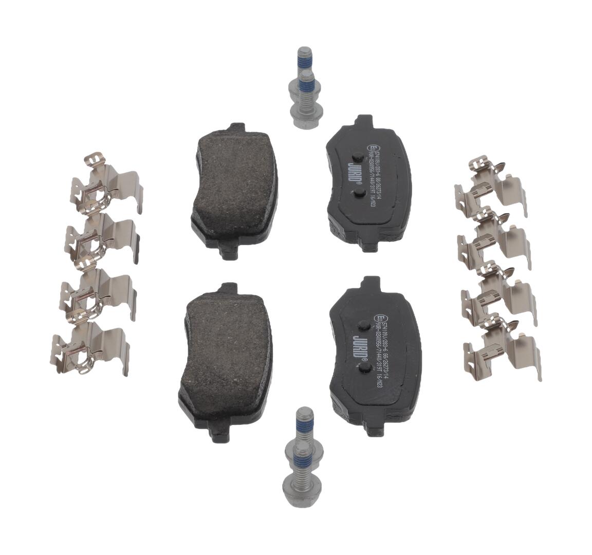 JURID Bremseklodser 574109j for FORD