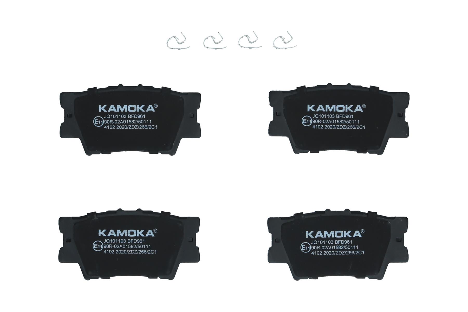 KAMOKA Bremseklodser jq101103 bagaksel for TOYOTA LEXUS