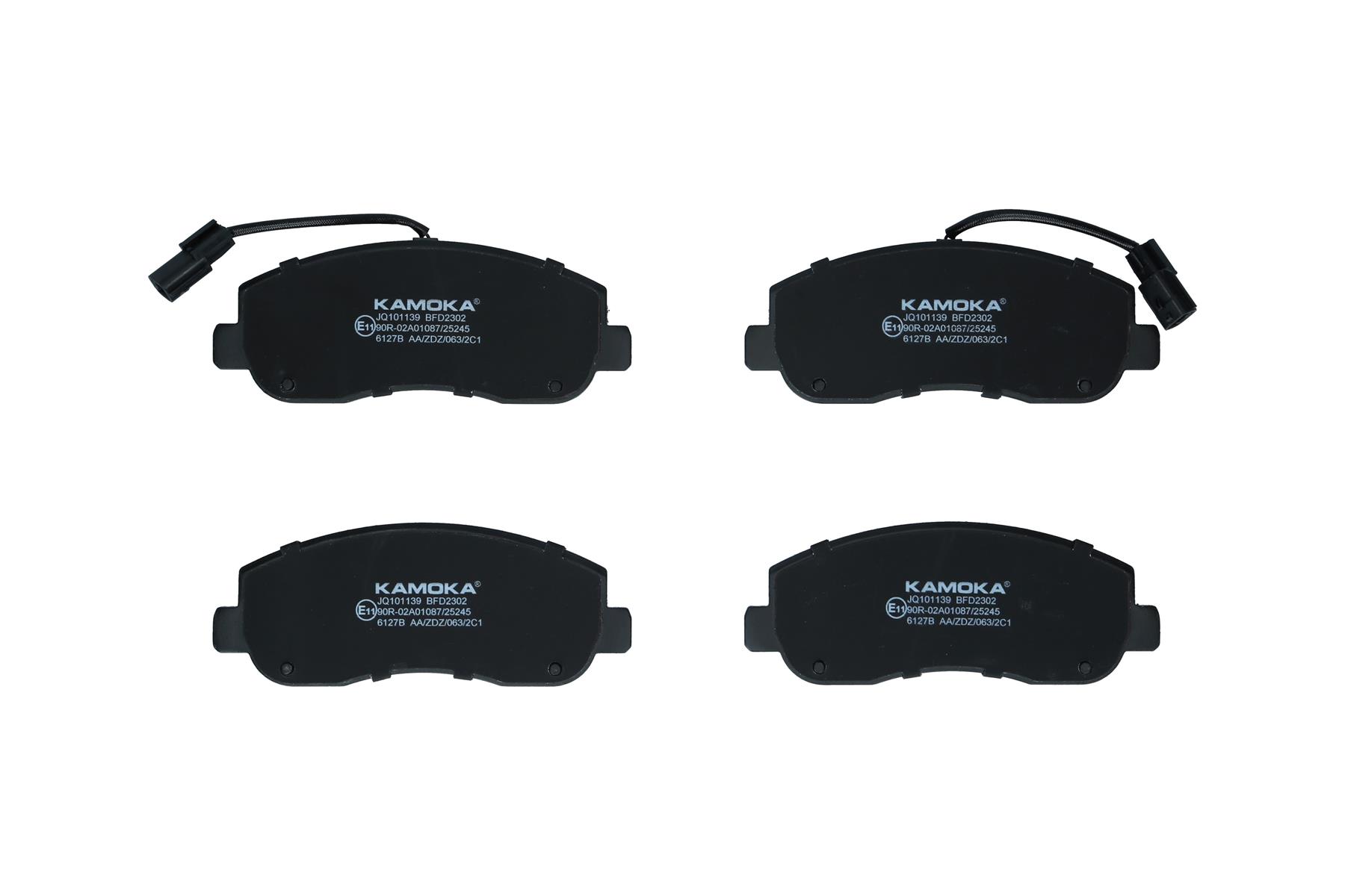 KAMOKA Bremseklodser jq101139 foraksel for OPEL CHEVROLET NISSAN RENAULT