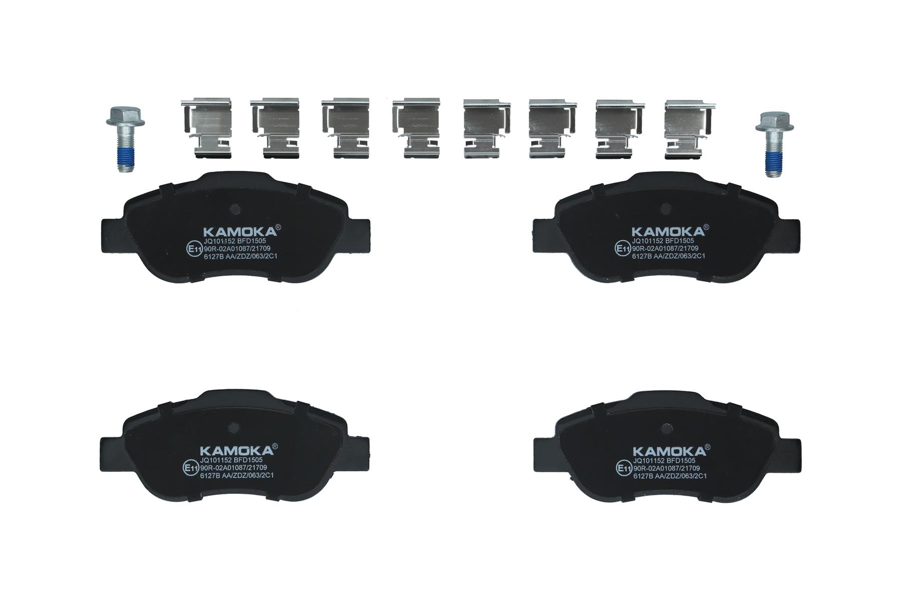 KAMOKA Bremseklodser jq101152 foraksel for FIAT LANCIA