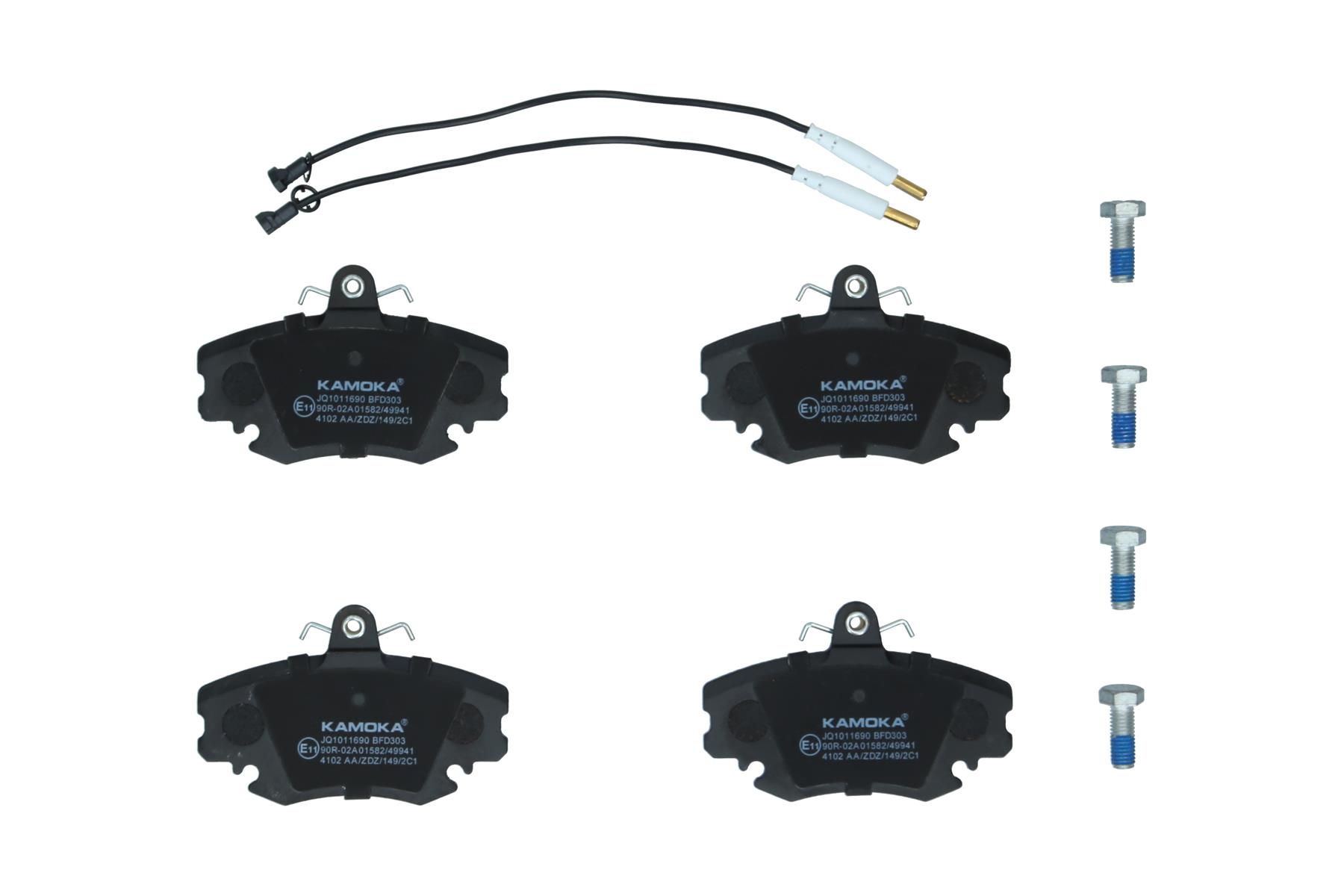 KAMOKA Bremseklodser jq1011690 foraksel for RENAULT DACIA
