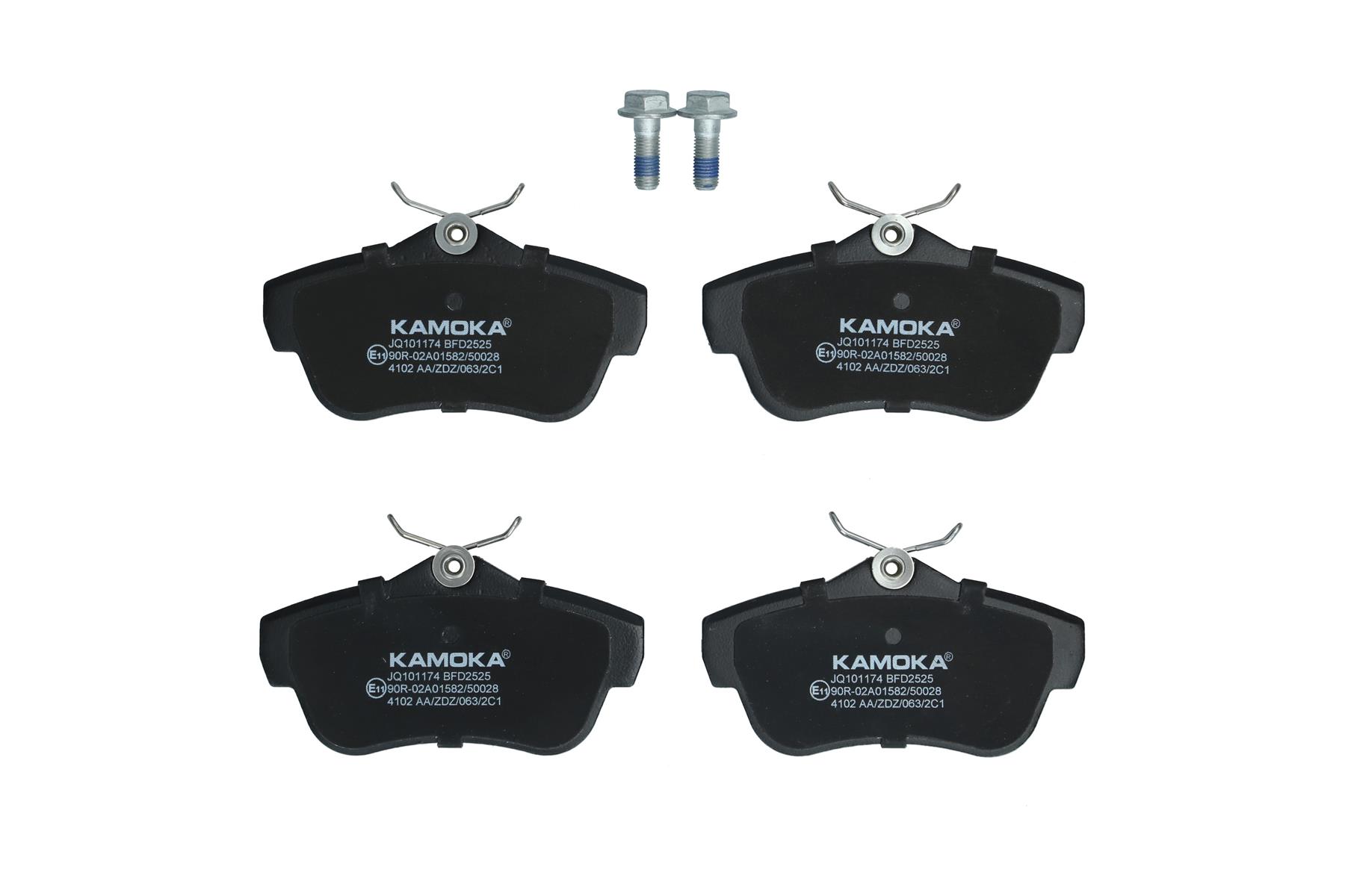 KAMOKA Bremseklodser jq101174 bagaksel for PEUGEOT FIAT CITROËN TOYOTA