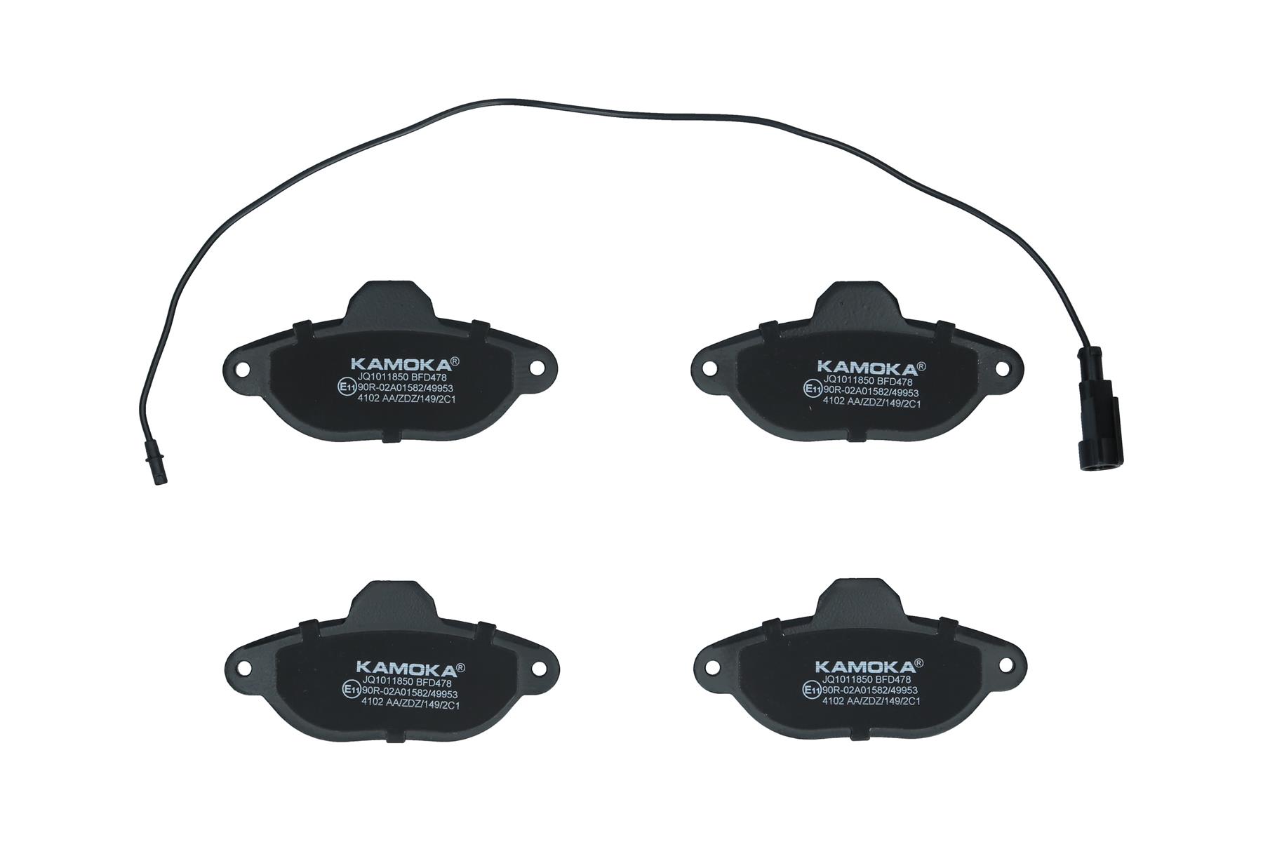 KAMOKA Bremseklodser jq1011850 foraksel for FIAT