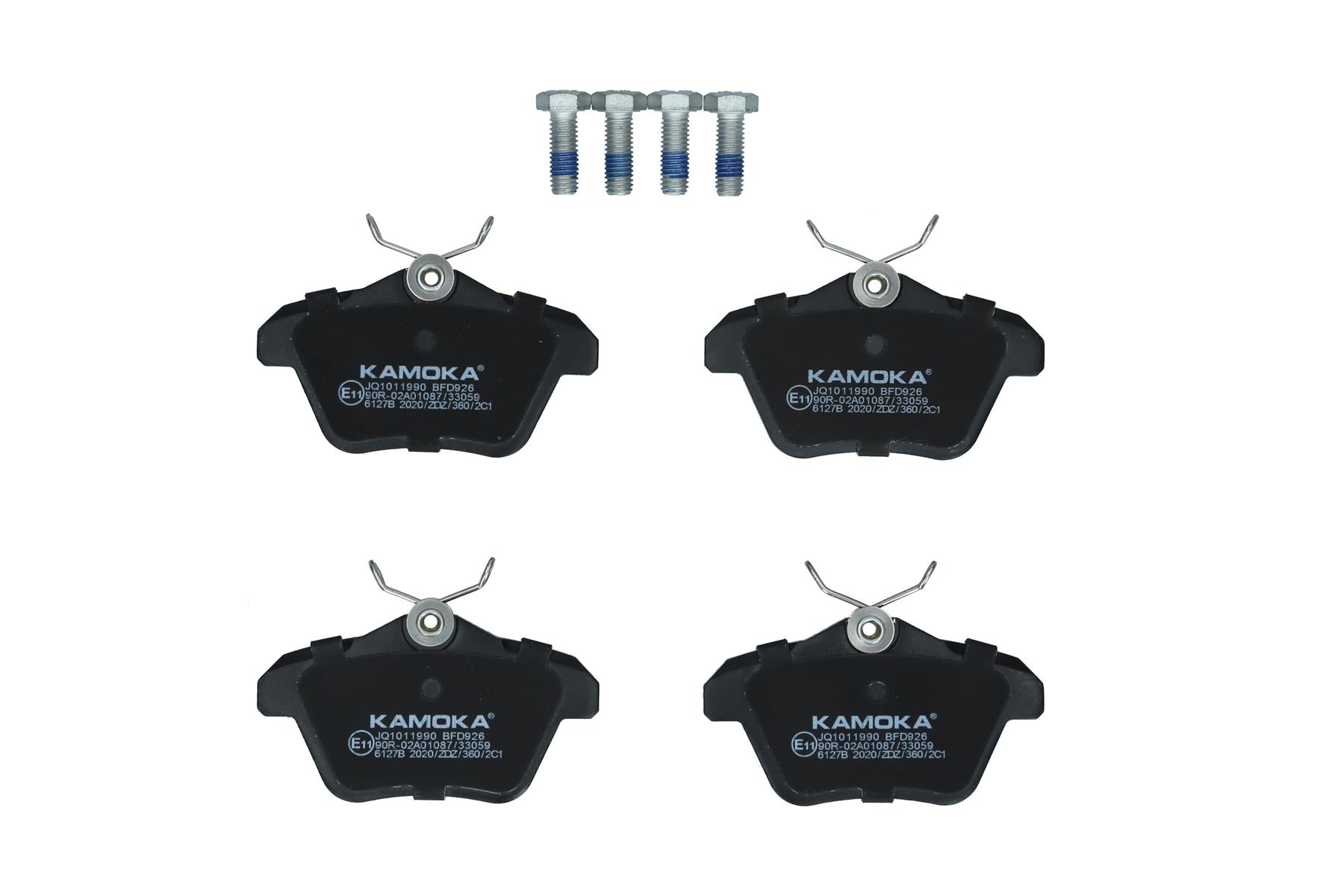 KAMOKA Bremseklodser jq1011990 bagaksel for FORD FIAT LANCIA