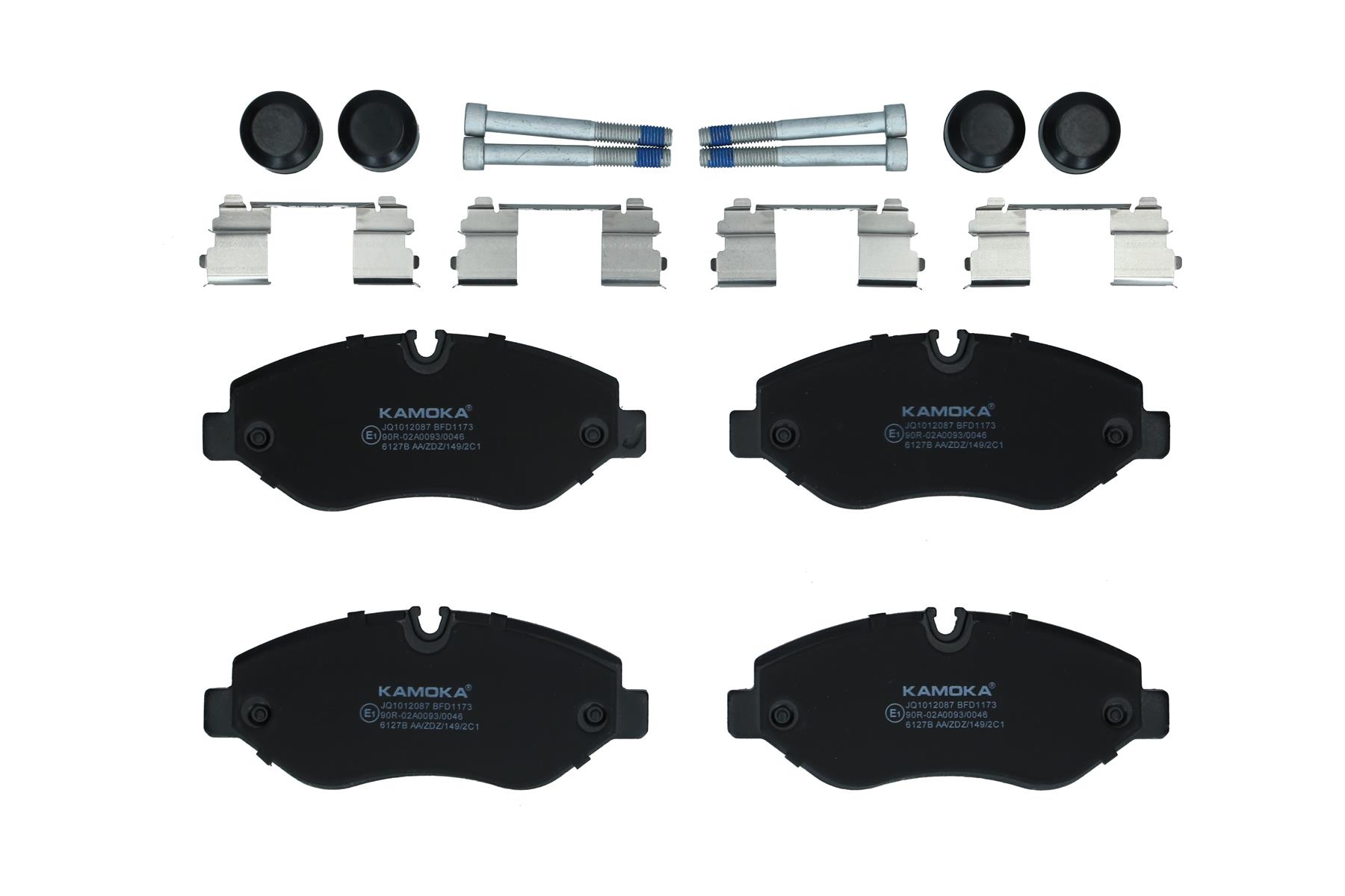 KAMOKA Bremseklodser jq1012087 foraksel for MERCEDES-BENZ CHRYSLER VAG