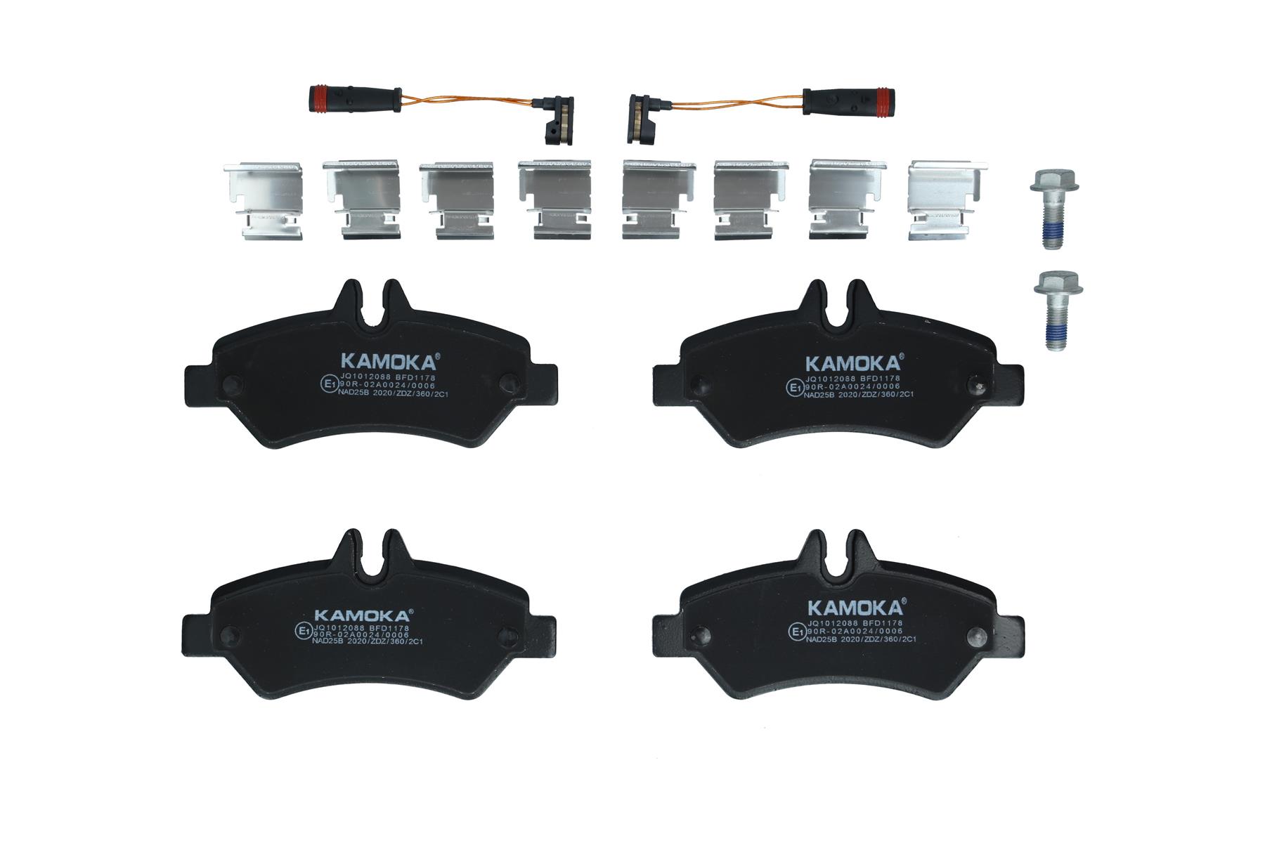 KAMOKA Bremseklodser jq1012088 bagaksel for MERCEDES-BENZ VAG