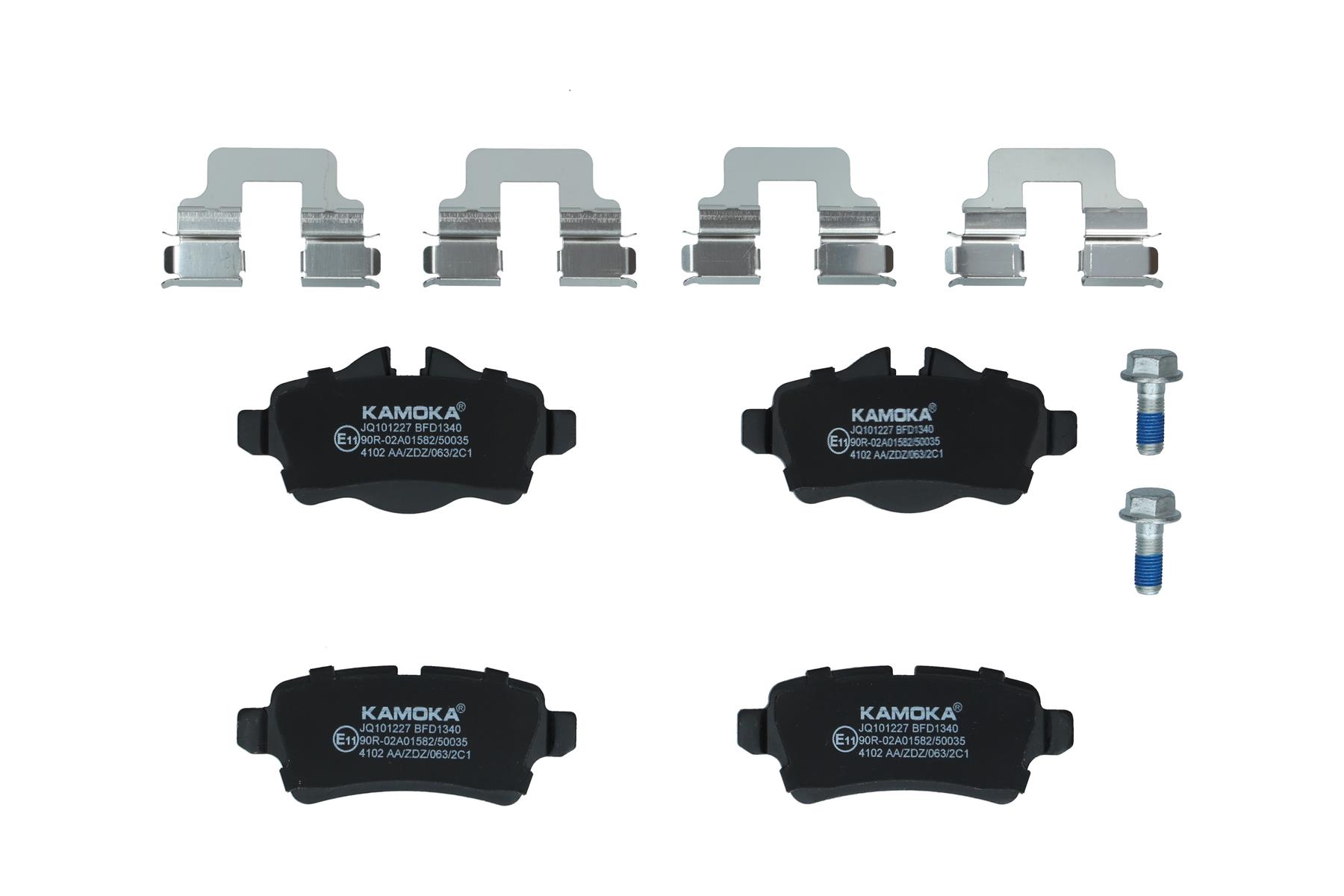 KAMOKA Bremseklodser jq101227 bagaksel for BMW MINI