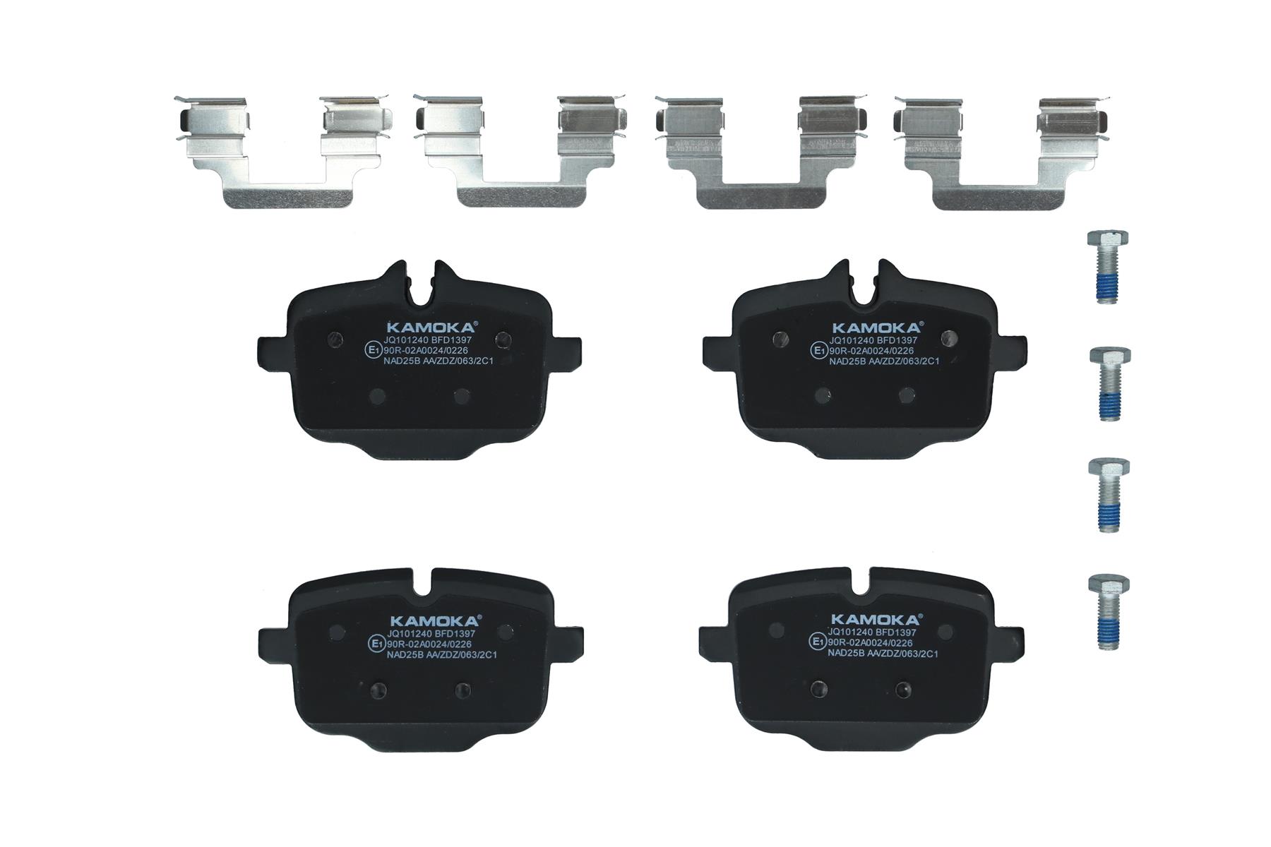 KAMOKA Bremseklodser jq101240 bagaksel for BMW