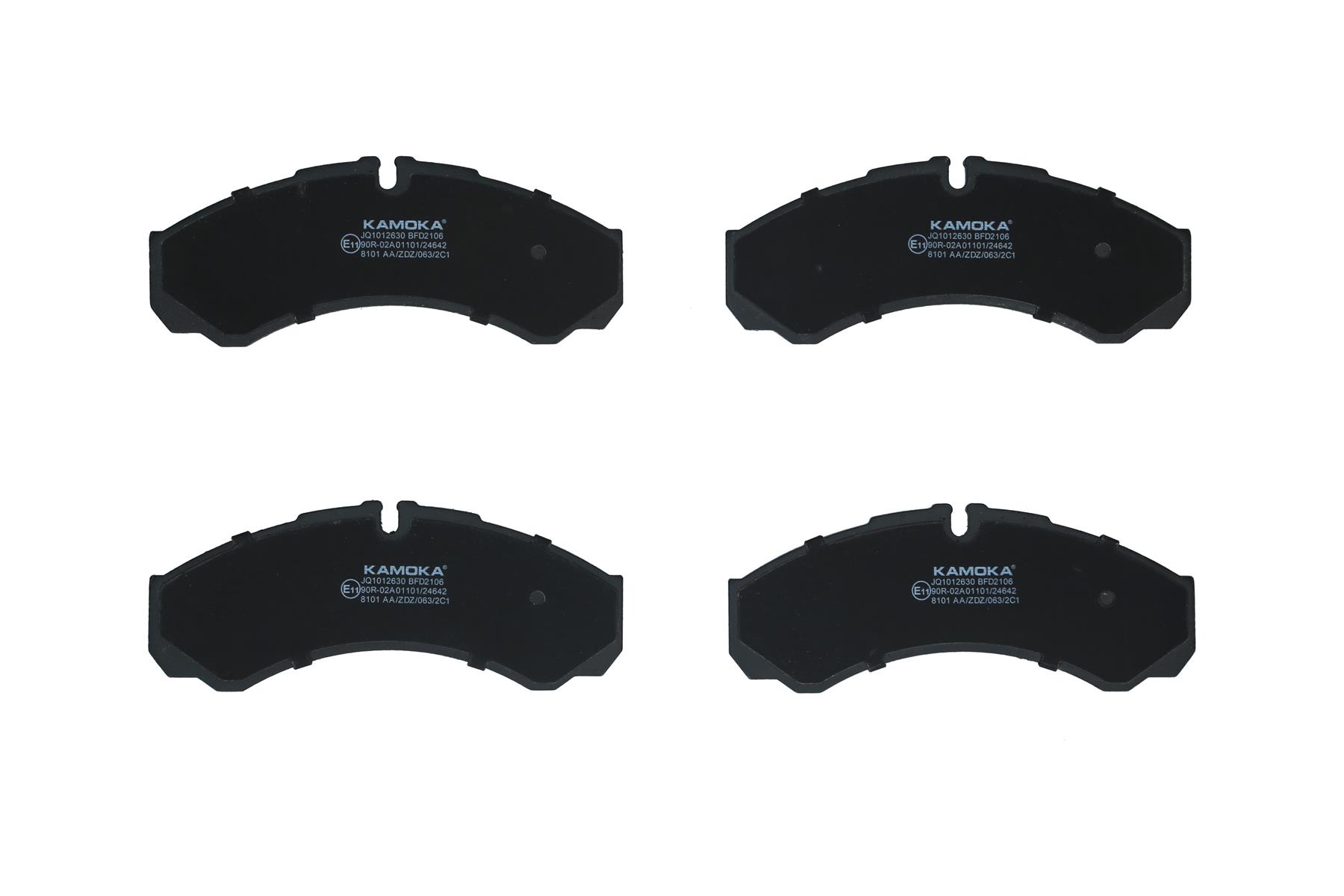 KAMOKA Bremseklodser jq1012630 foraksel for IVECO RENAULT