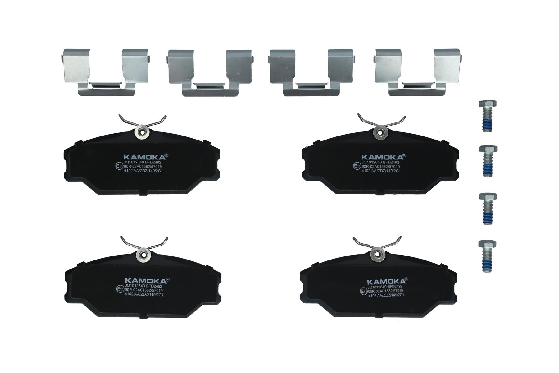 KAMOKA Bremseklodser jq1012840 foraksel for RENAULT