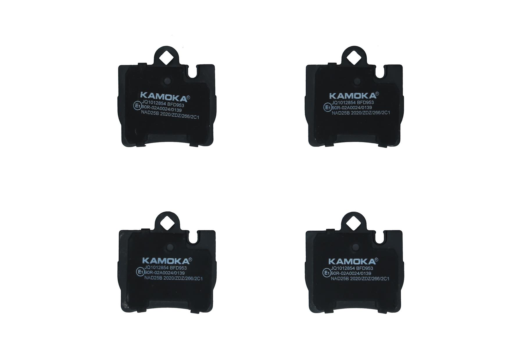 KAMOKA Bremseklodser jq1012854 bagaksel for MERCEDES-BENZ