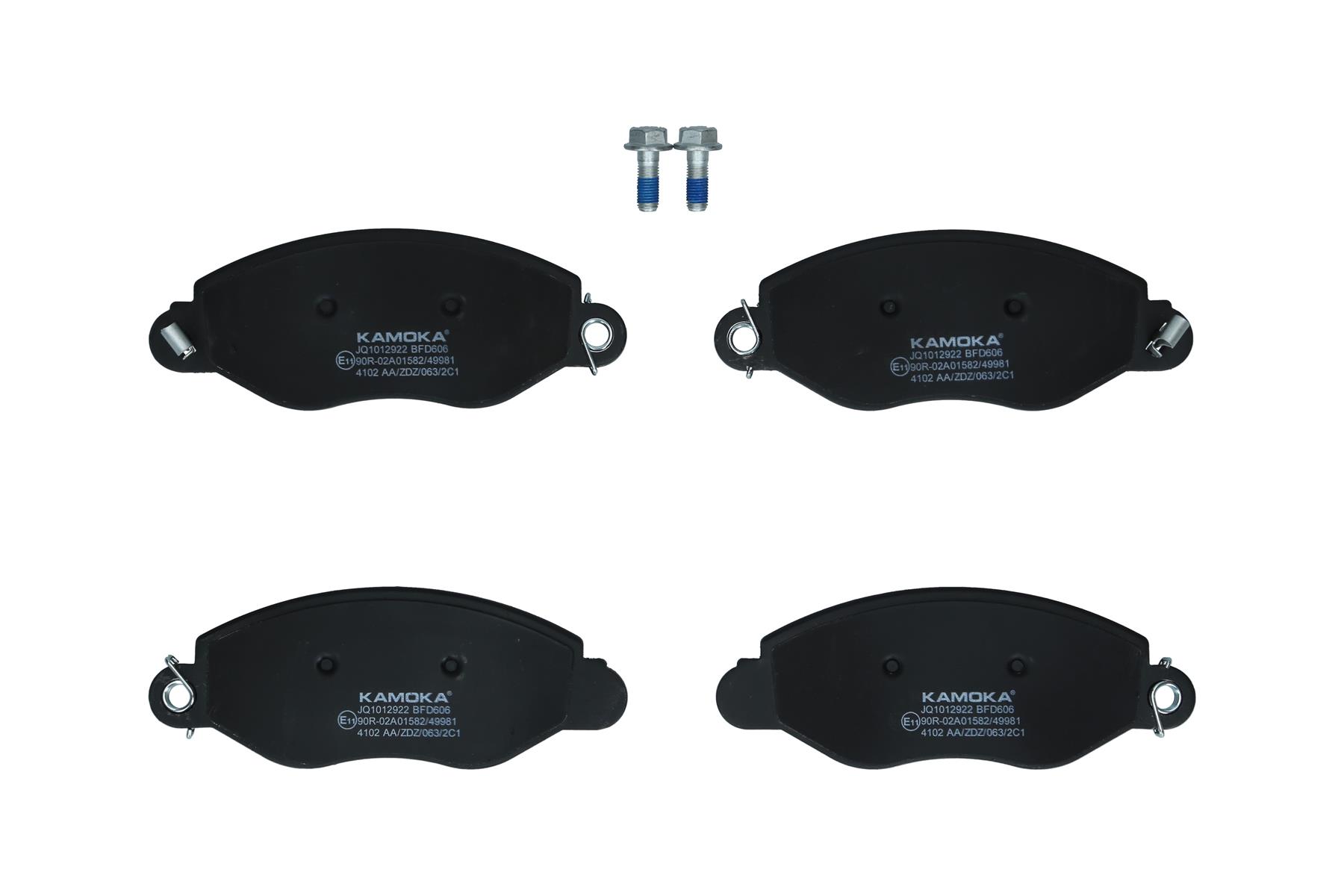 KAMOKA Bremseklodser jq1012922 foraksel for FORD
