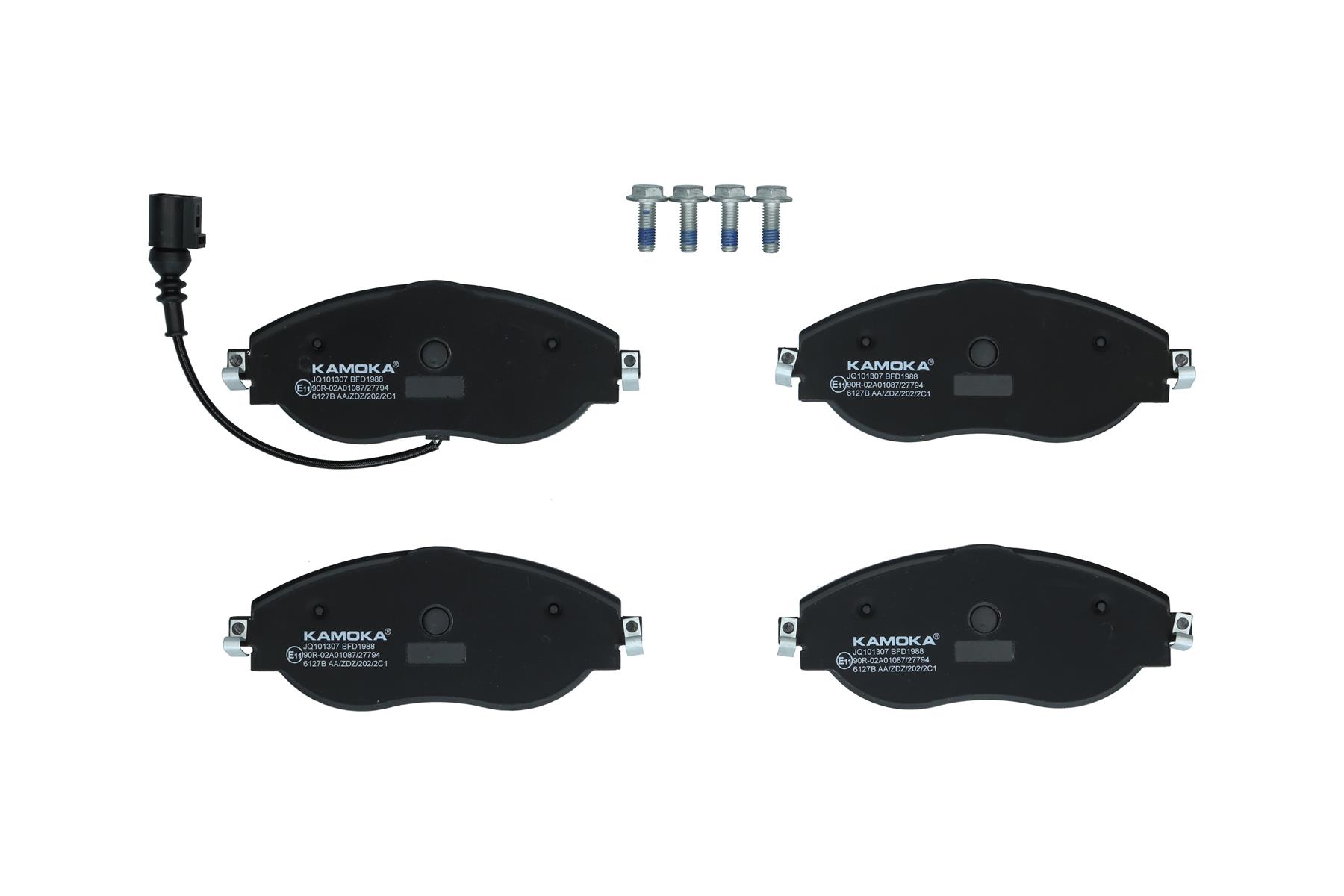 KAMOKA Bremseklodser jq101307 foraksel for VW VAG