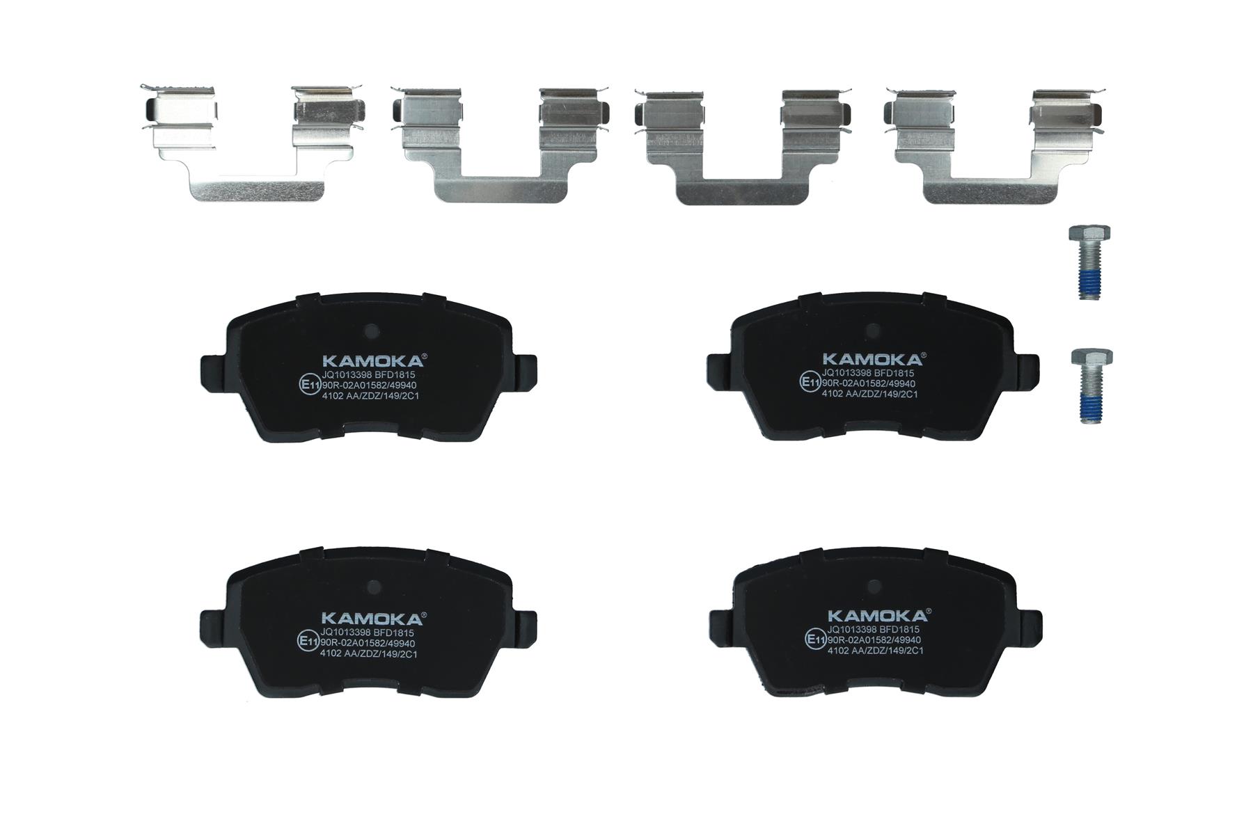 KAMOKA Bremseklodser jq1013398 foraksel for MERCEDES-BENZ NISSAN RENAULT