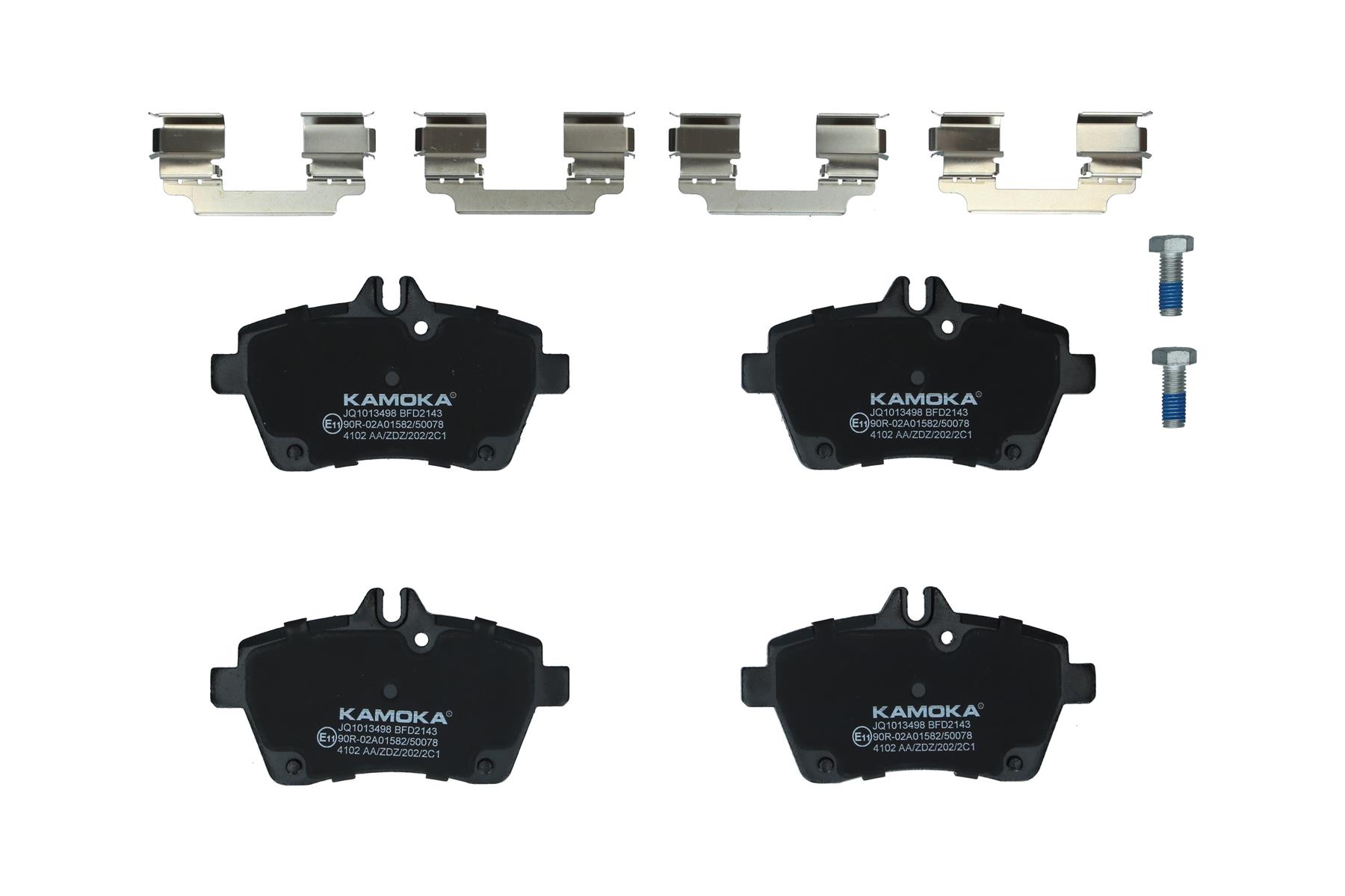 KAMOKA Bremseklodser jq1013498 foraksel for MERCEDES-BENZ