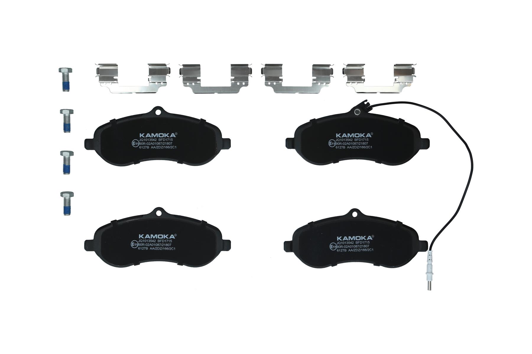 KAMOKA Bremseklodser jq1013542 foraksel for PEUGEOT CITROËN FIAT