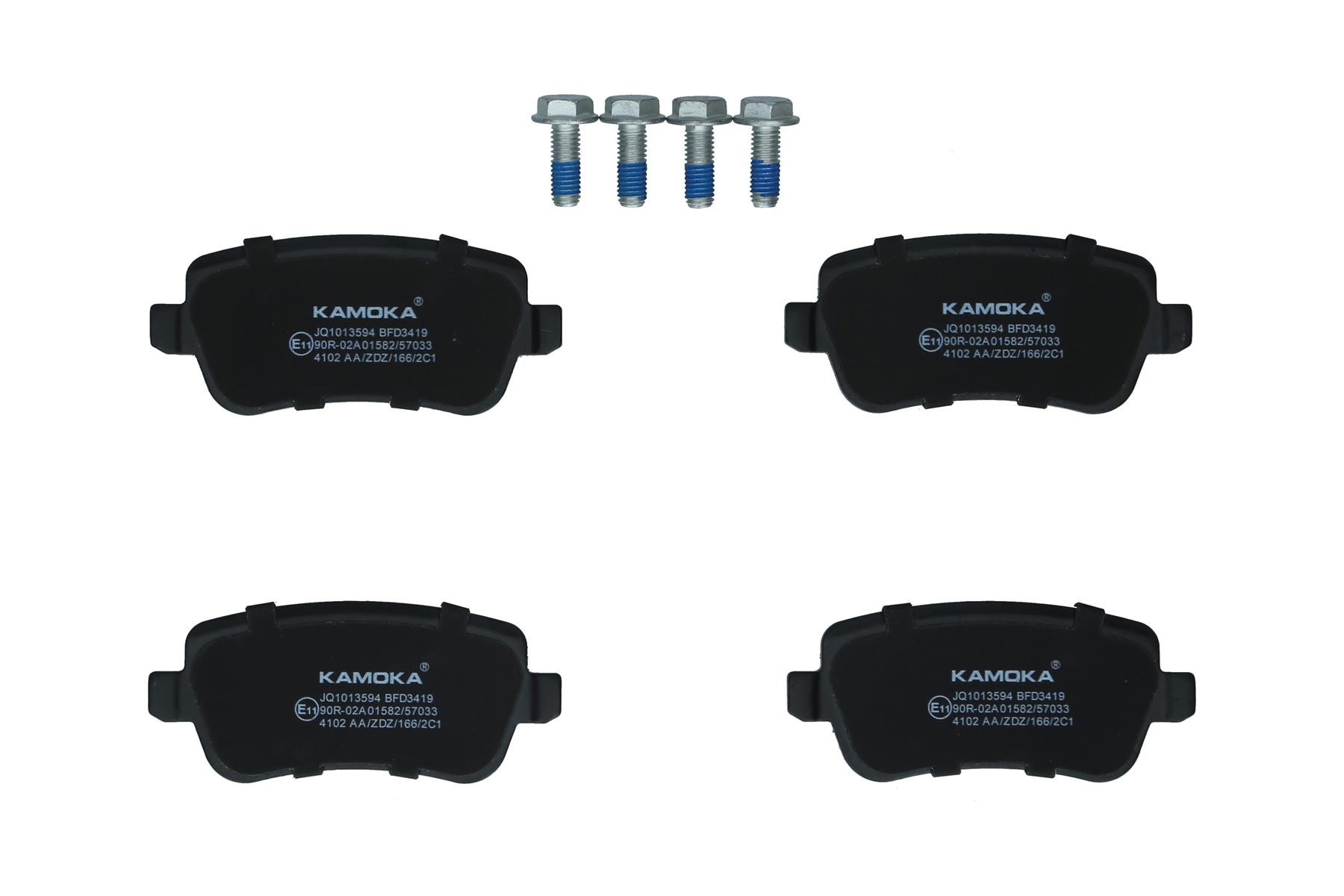 KAMOKA Bremseklodser jq1013594 bagaksel for FIAT