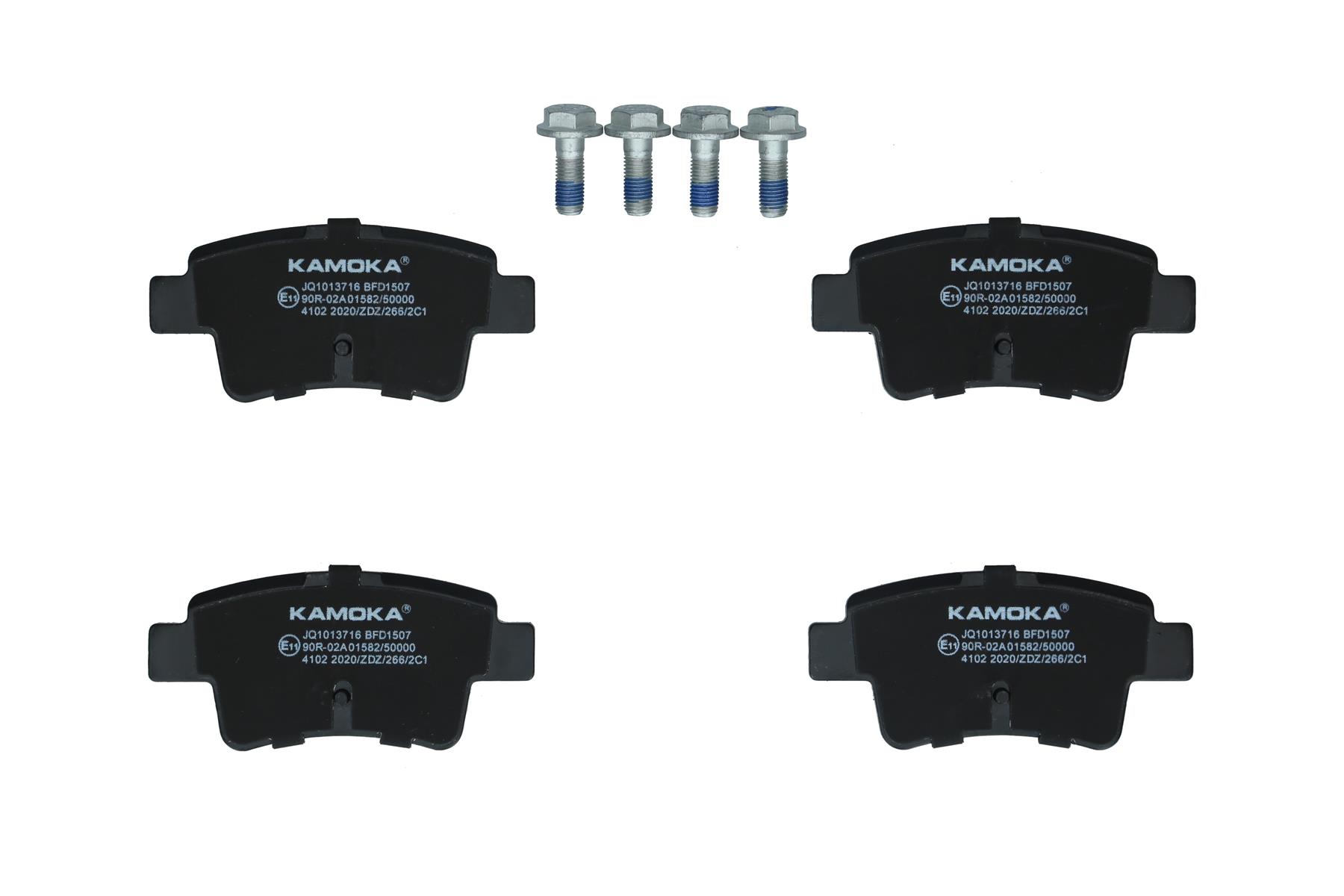 KAMOKA Bremseklodser jq1013716 bagaksel for OPEL ABARTH FIAT