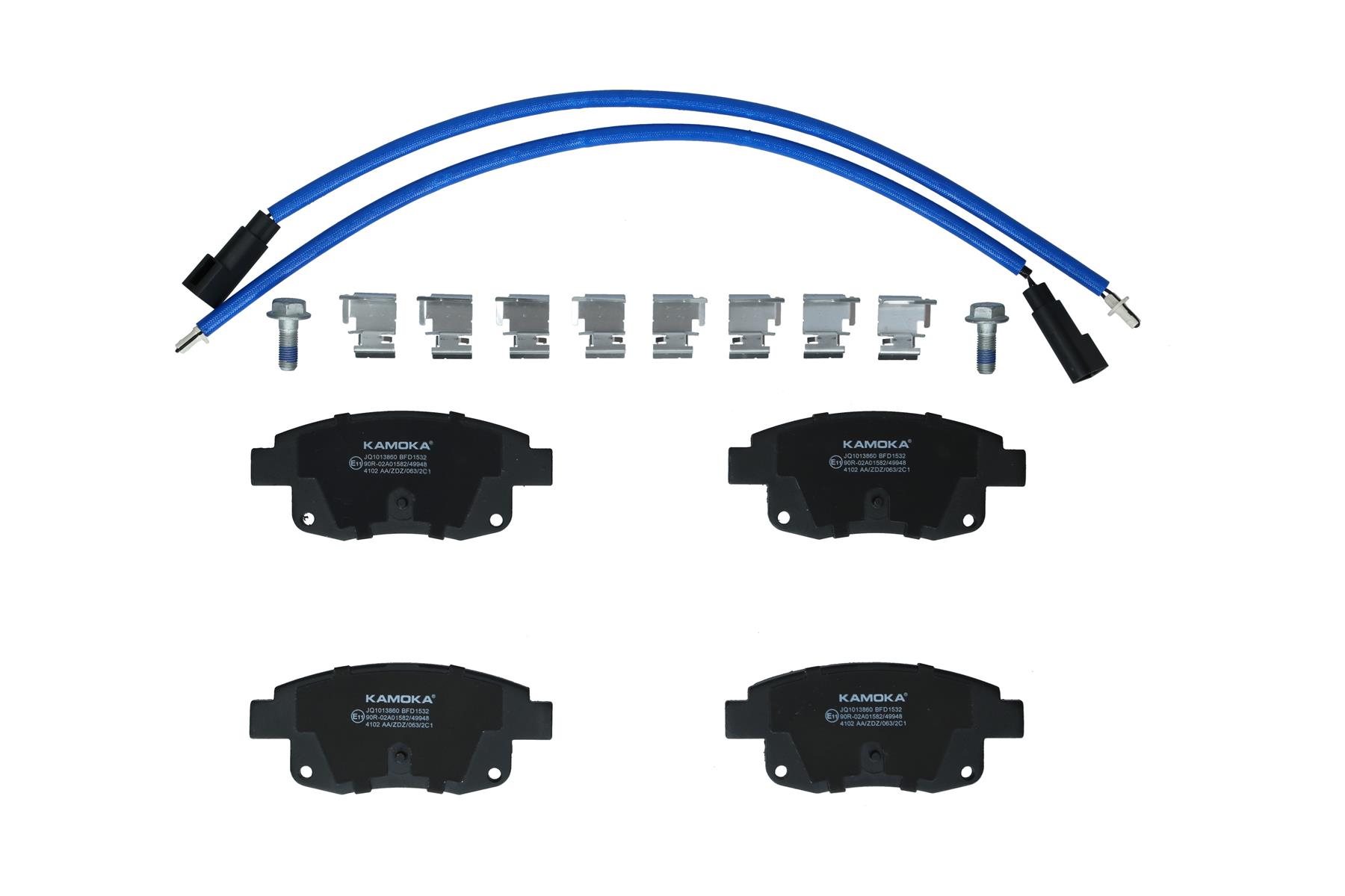 KAMOKA Bremseklodser jq1013860 bagaksel for FORD