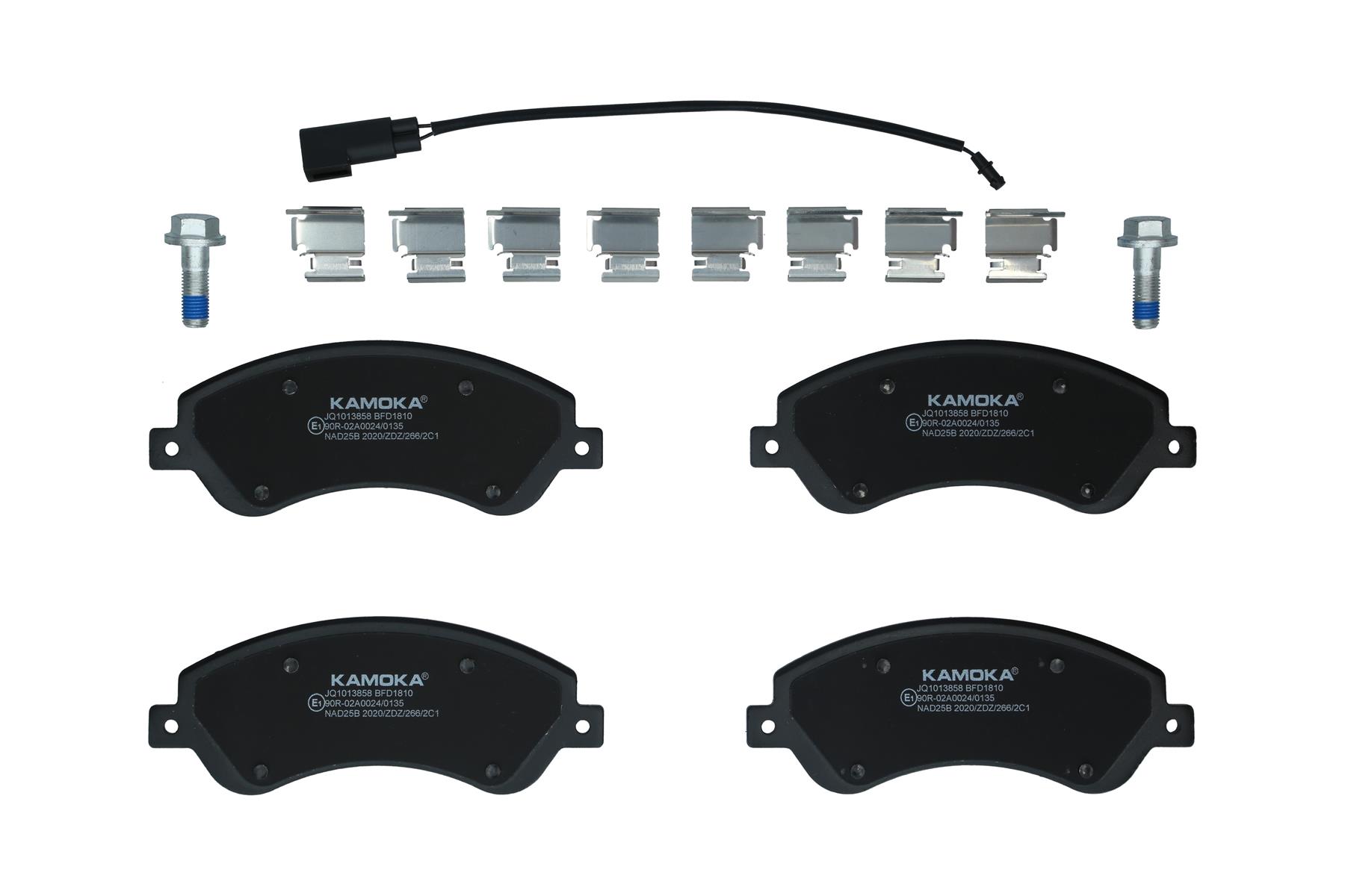 KAMOKA Bremseklodser jq1013858 foraksel for FORD