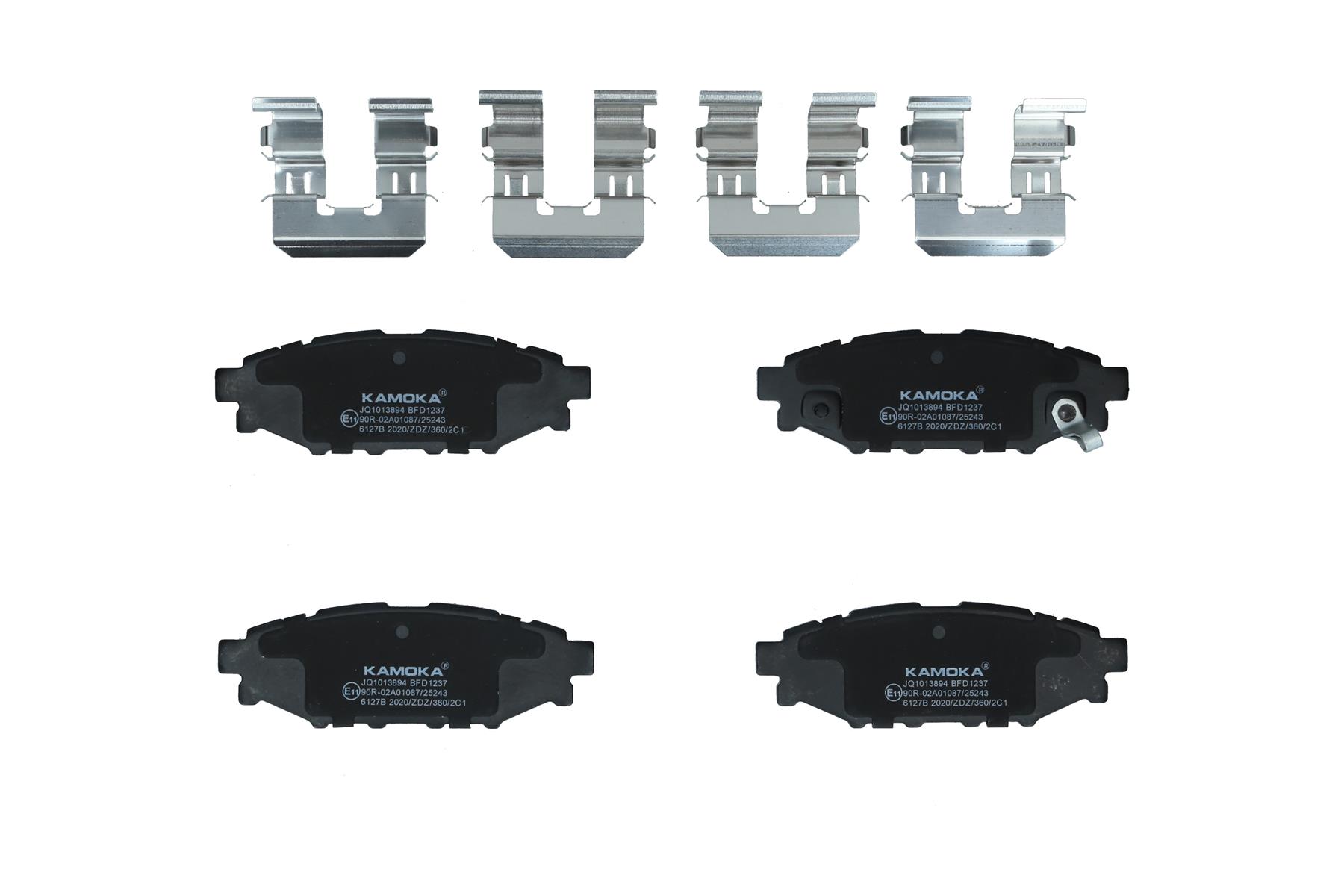 KAMOKA Bremseklodser jq1013894 bagaksel for SUBARU TOYOTA