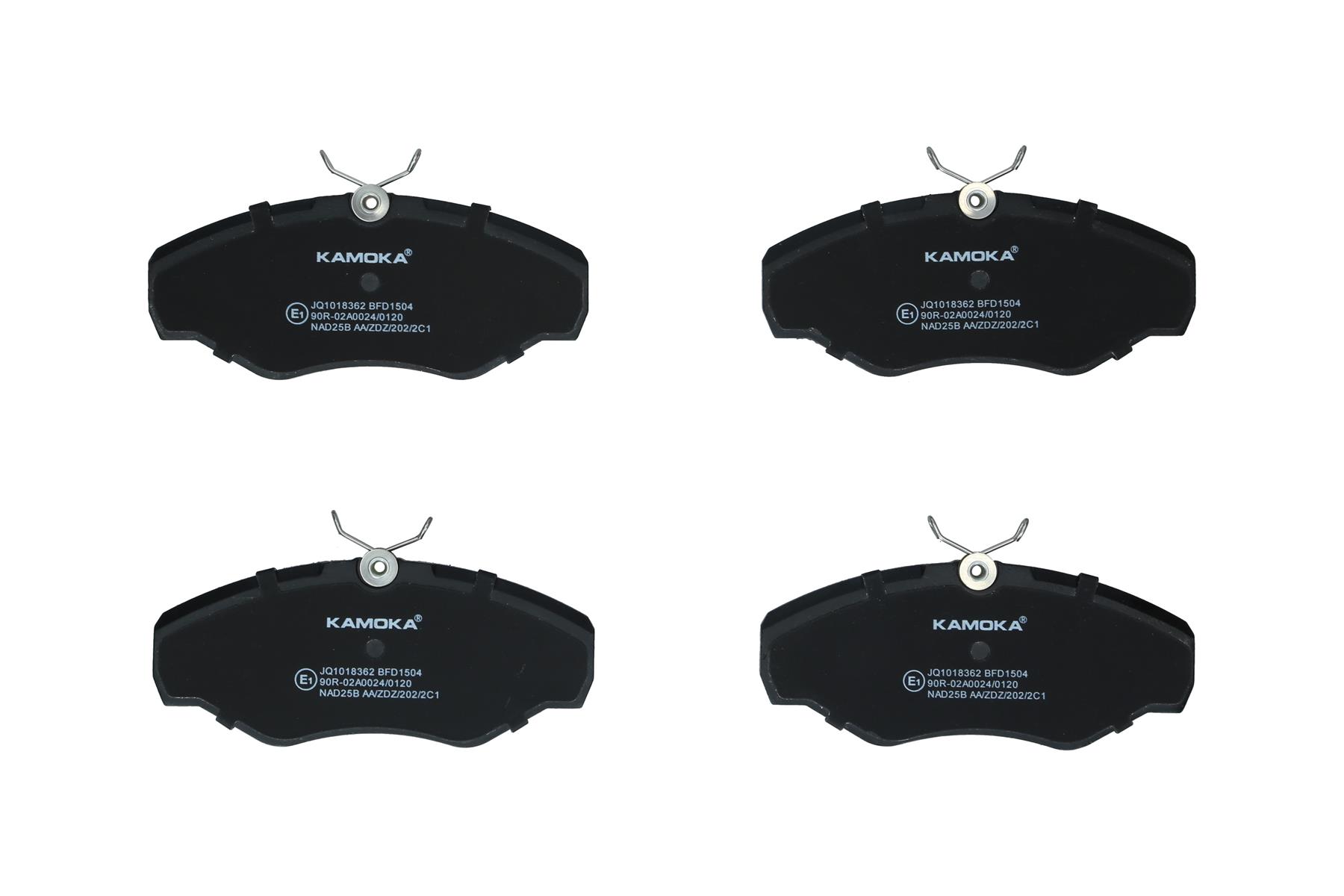 KAMOKA Bremseklodser jq1018362 foraksel for OPEL NISSAN RENAULT