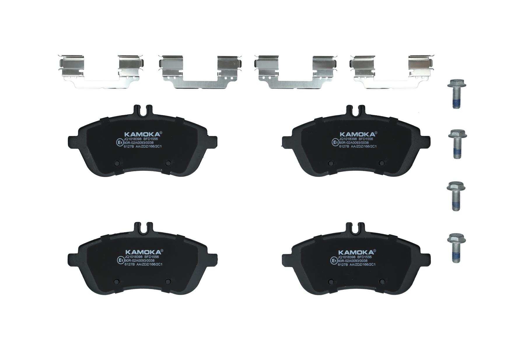 KAMOKA Bremseklodser jq1018398 foraksel for MERCEDES-BENZ