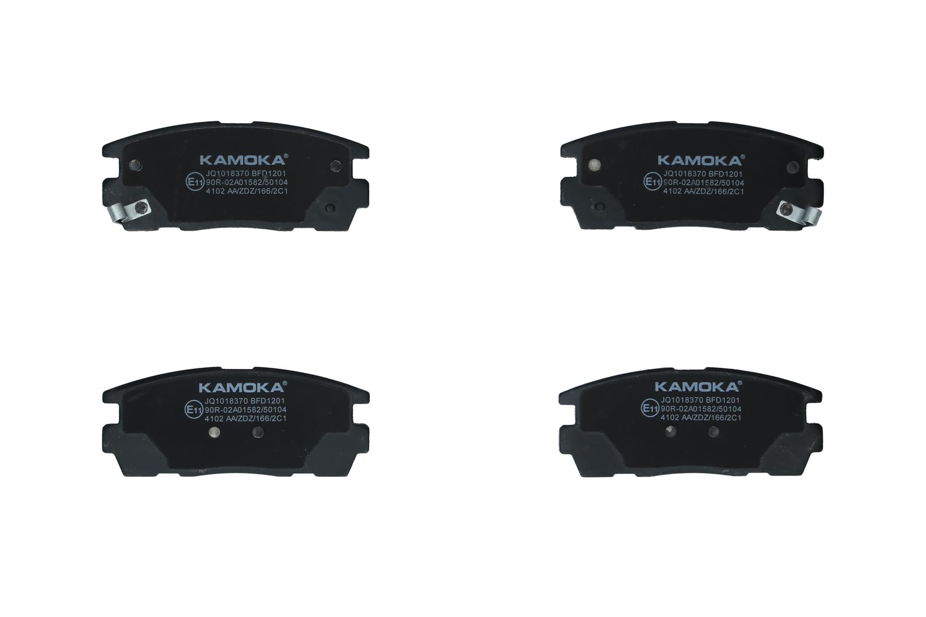 KAMOKA Bremseklodser jq1018370 bagaksel for OPEL CHEVROLET GENERAL MOTORS HYUNDAI