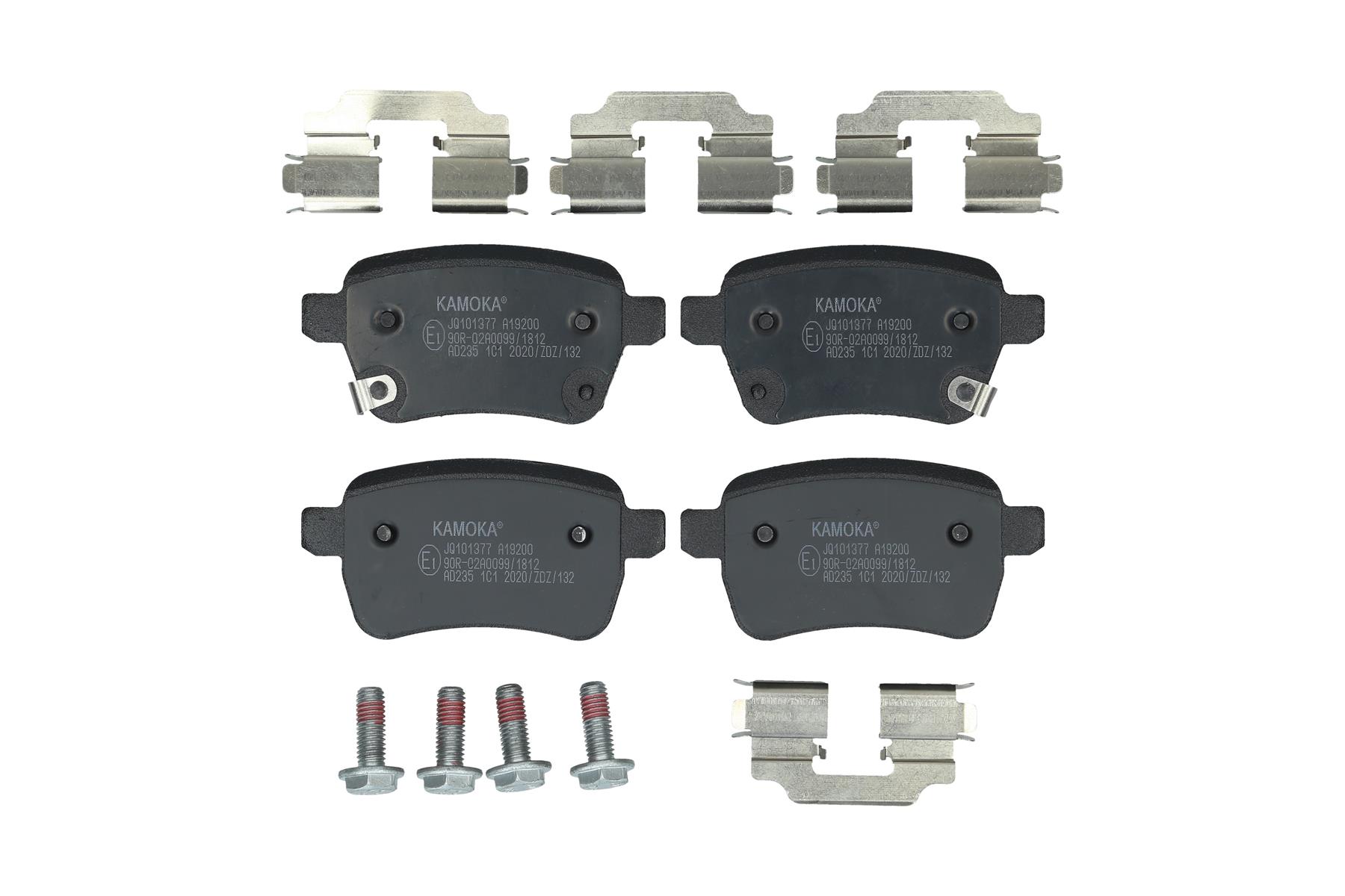 KAMOKA Bremseklodser jq101377 bagaksel for OPEL FIAT