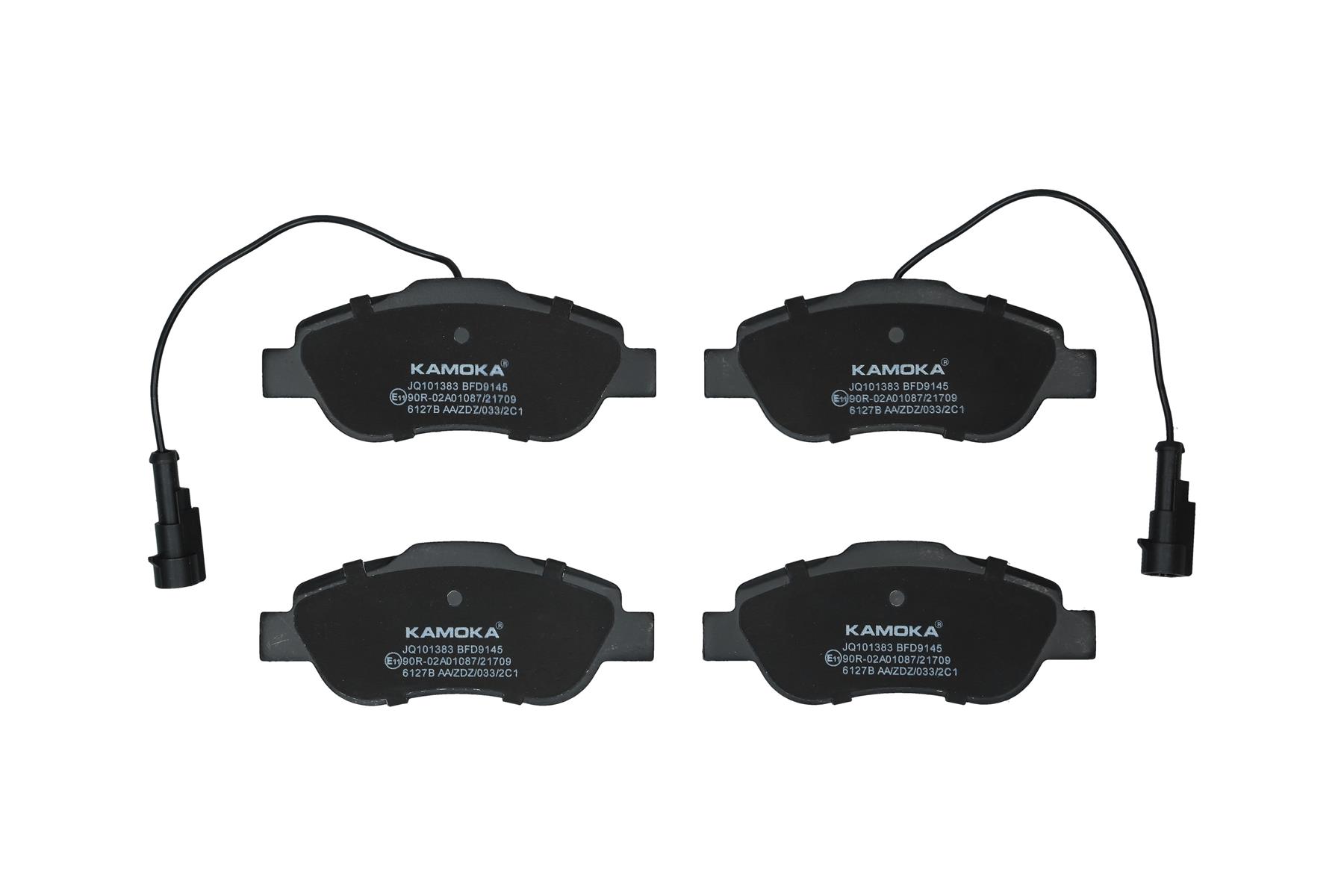 KAMOKA Bremseklodser jq101383 foraksel for FORD FIAT