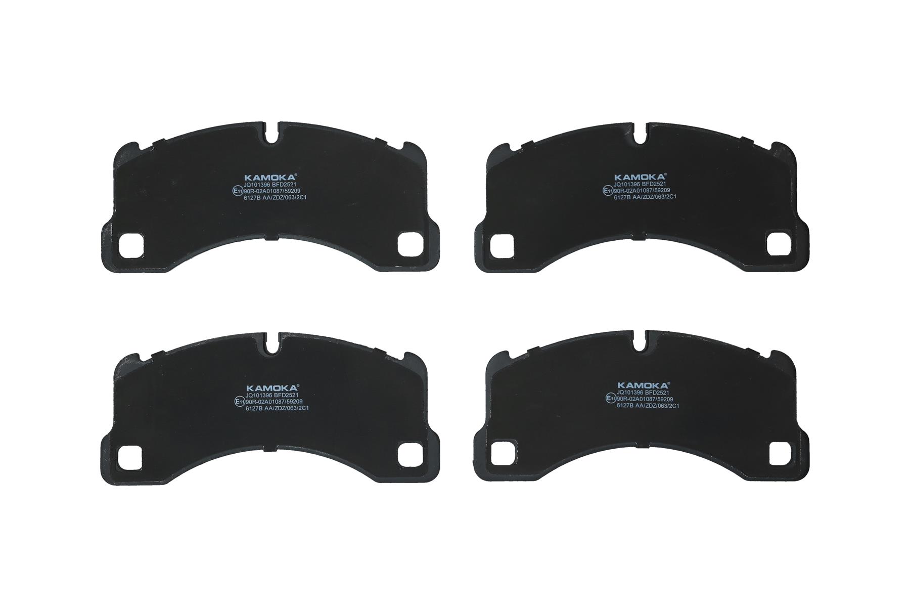 KAMOKA Bremseklodser jq101396 foraksel for PORSCHE VAG