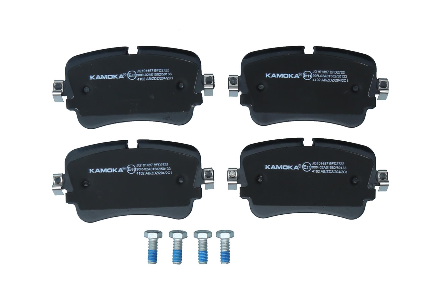 KAMOKA Bremseklodser jq101497 bagaksel for AUDI VW VAG