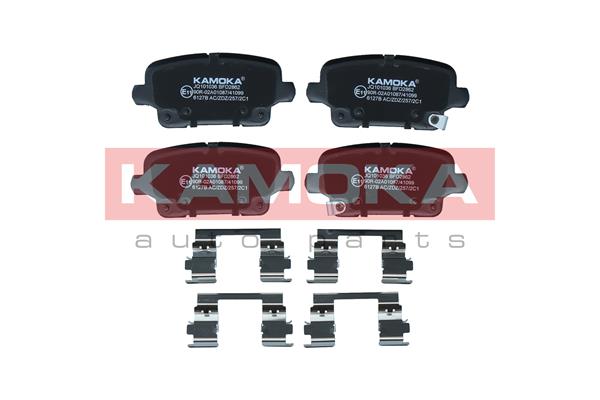 KAMOKA Bremseklodser jq101036 bagaksel for OPEL