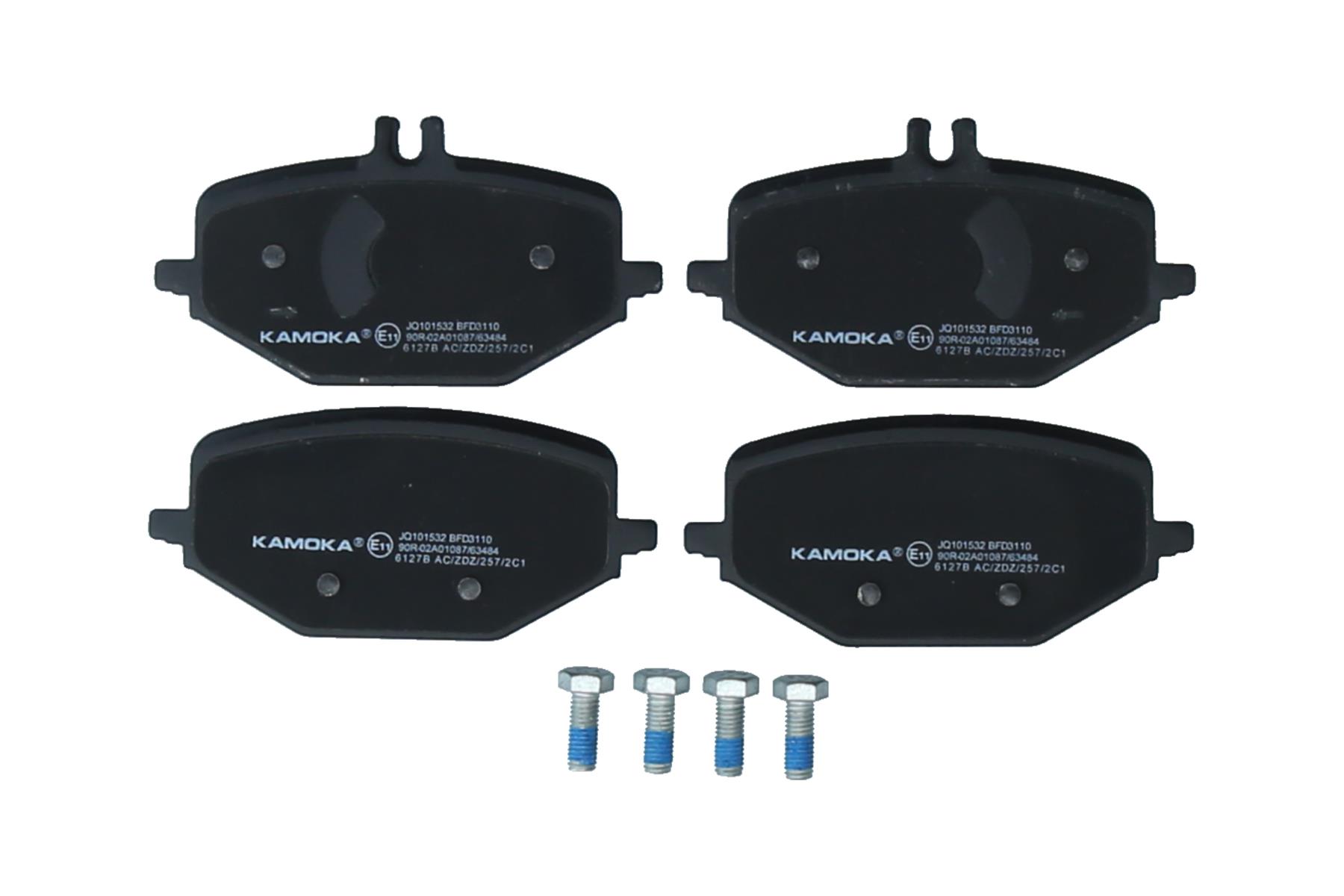 KAMOKA Bremseklodser jq101532 bagaksel for MERCEDES-BENZ