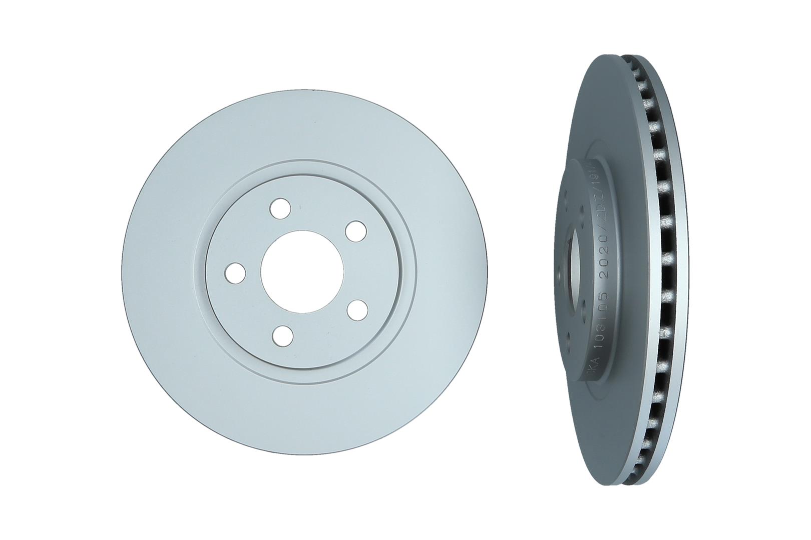 KAMOKA Bremseskive 103105 foraksel ventileret 280mm 23mm for CHRYSLER