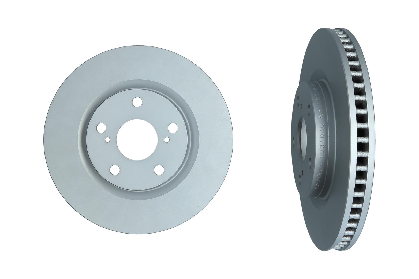 KAMOKA Bremseskive 1031046 foraksel ventileret 296mm 28mm for TOYOTA LEXUS